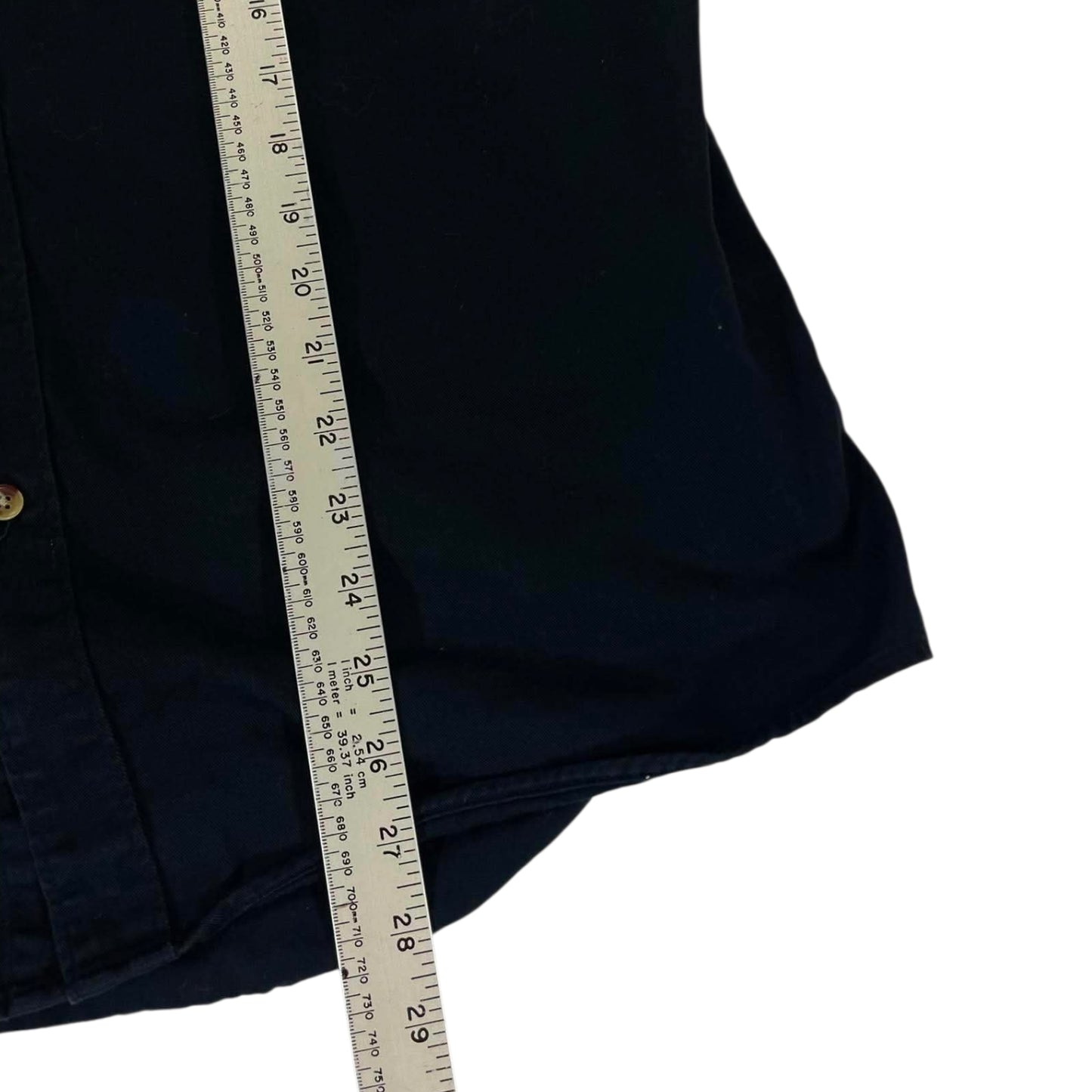 BISLEY BLACK WORKWEAR BUTTON UP (M)