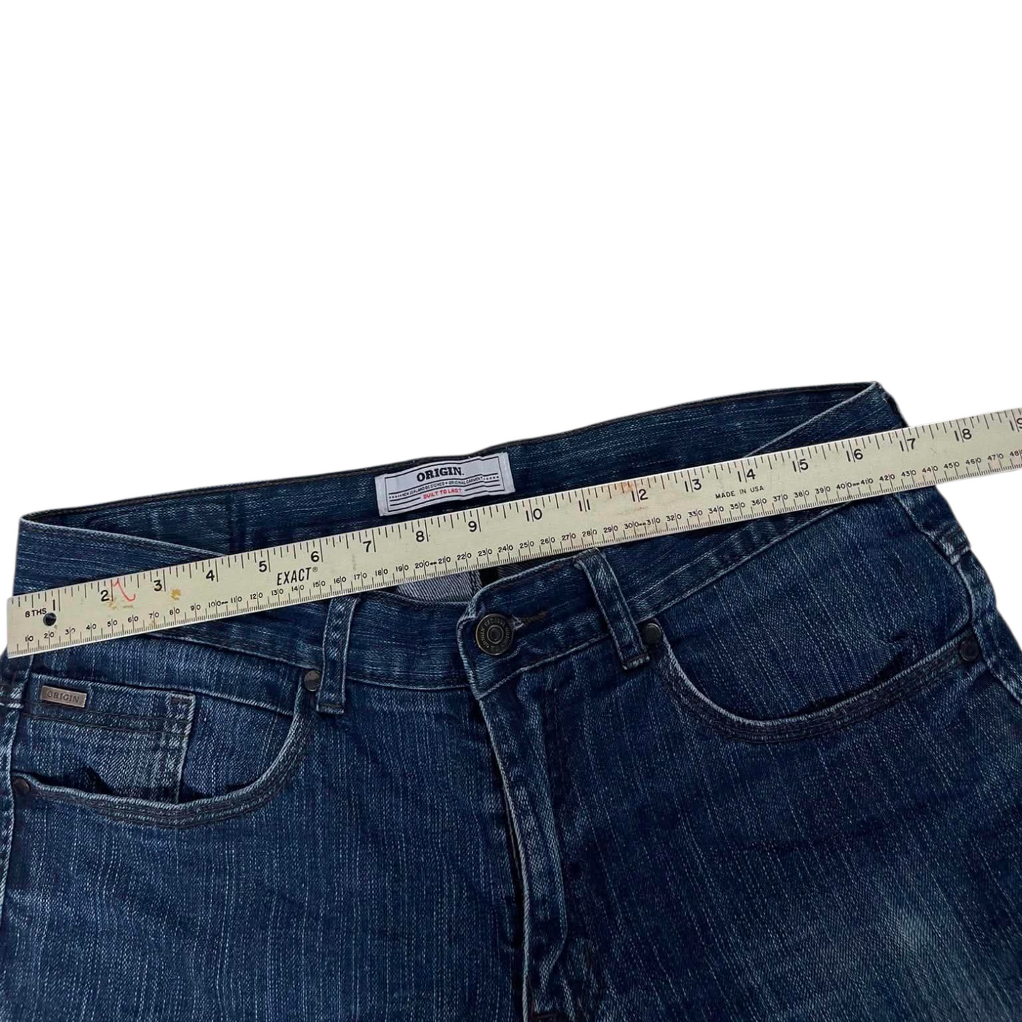 ORIGIN BLUE DENIM JEANS (W:34 - L:32)