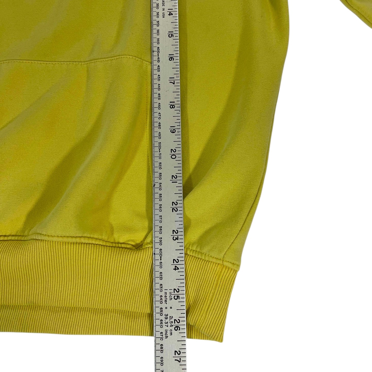 TOMMY HILFIGER YELLOW HOODIE (S)