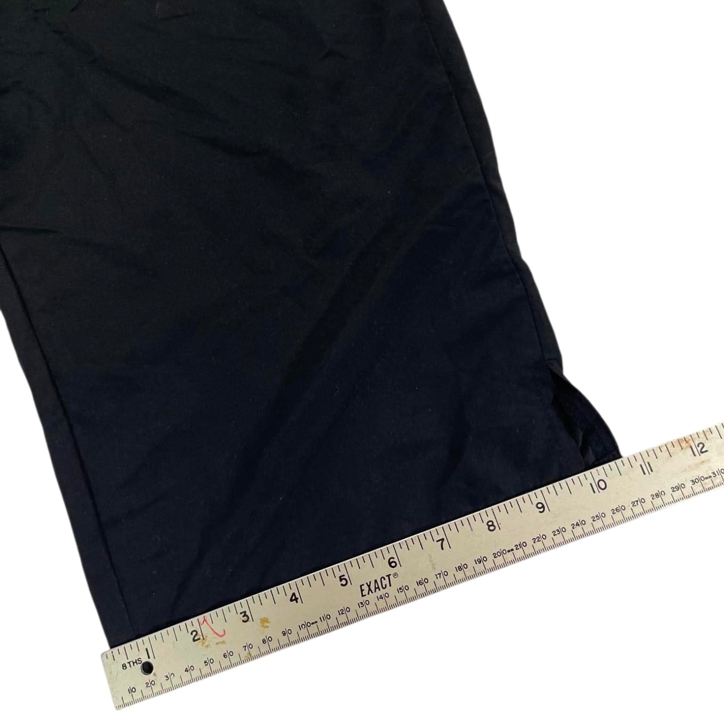 ACTIVE BLACK BAGGY WIDE LEG TROUSERS (XL)