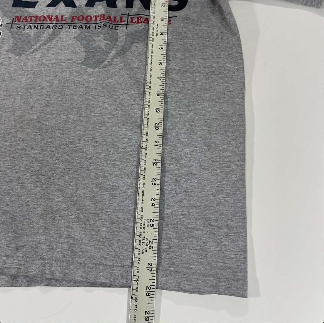 VINTAGE ADIDAS HOUSTON TEXANS GREY T-SHIRT (L)
