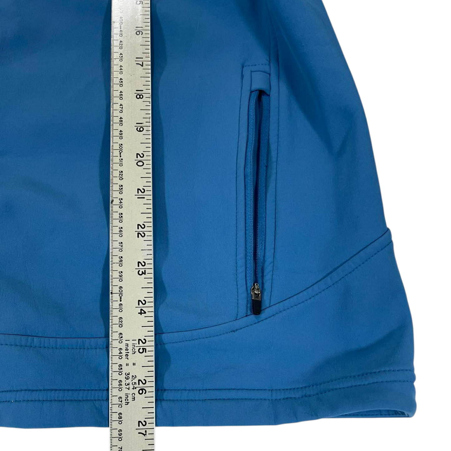 KATHMANDU BLUE SOFTSHELL JACKET (L)