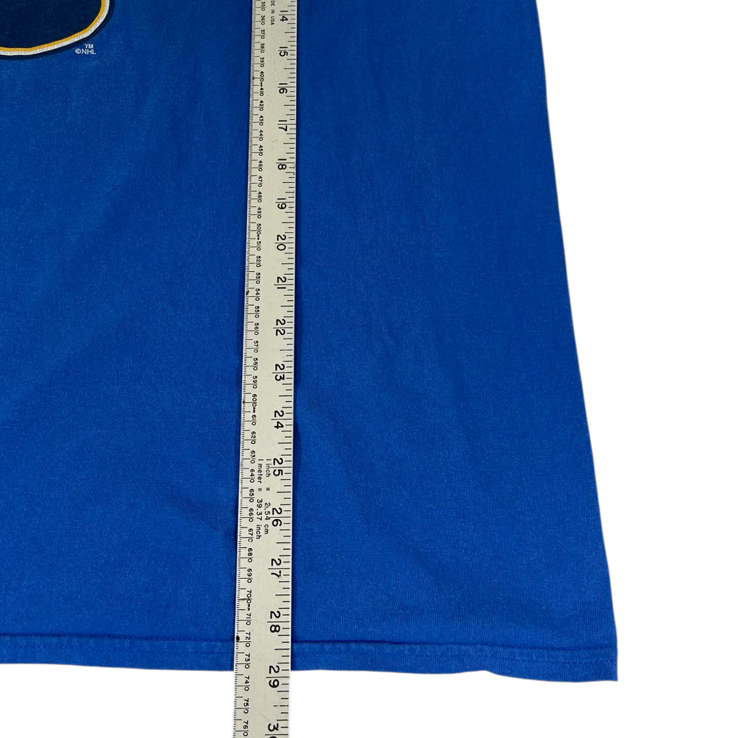 ST. LOUIS BLUEZ BLUE NHL HOCKEY T-SHIRT (M)