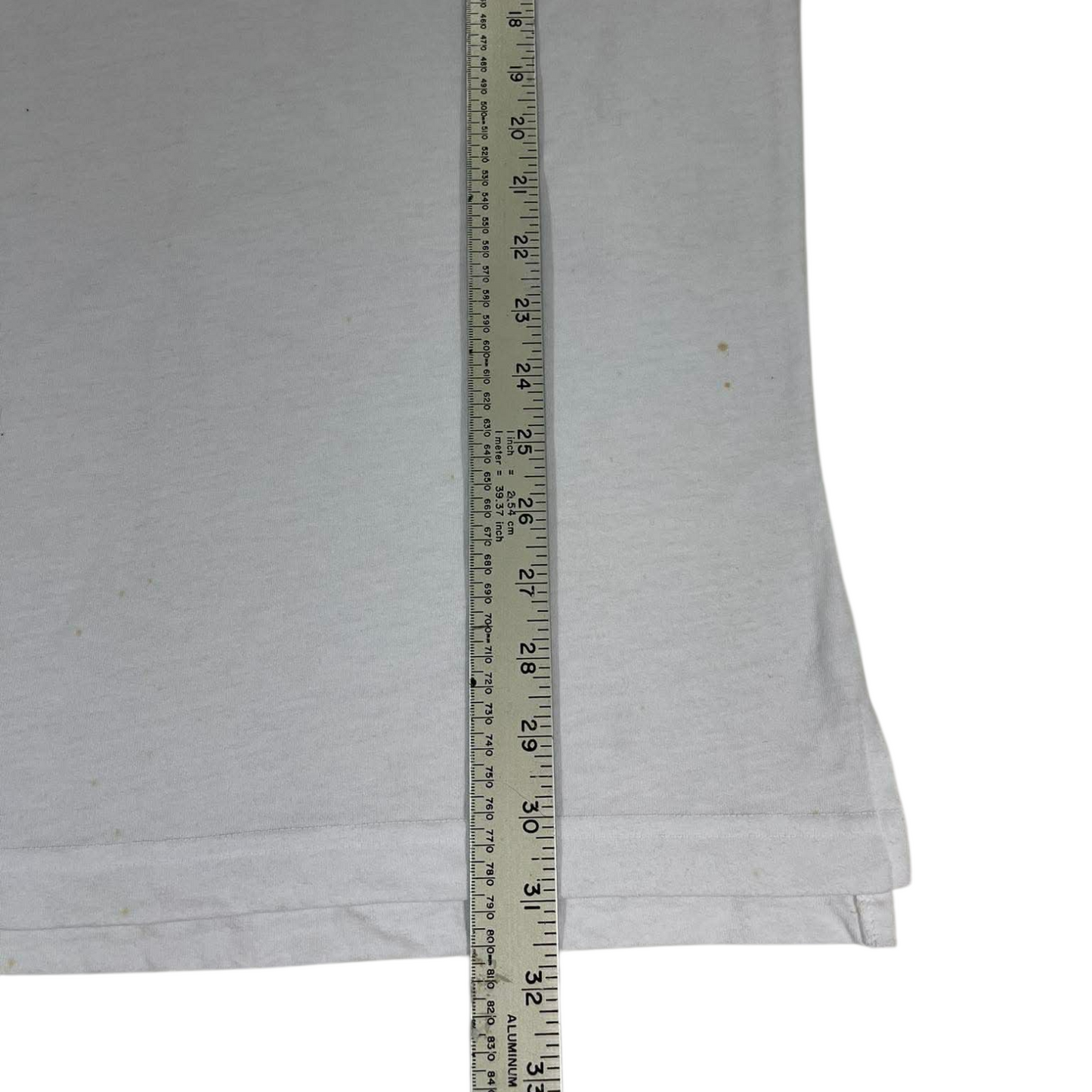 PUMA WHITE LONG SLEEVE POLO SHIRT (L)