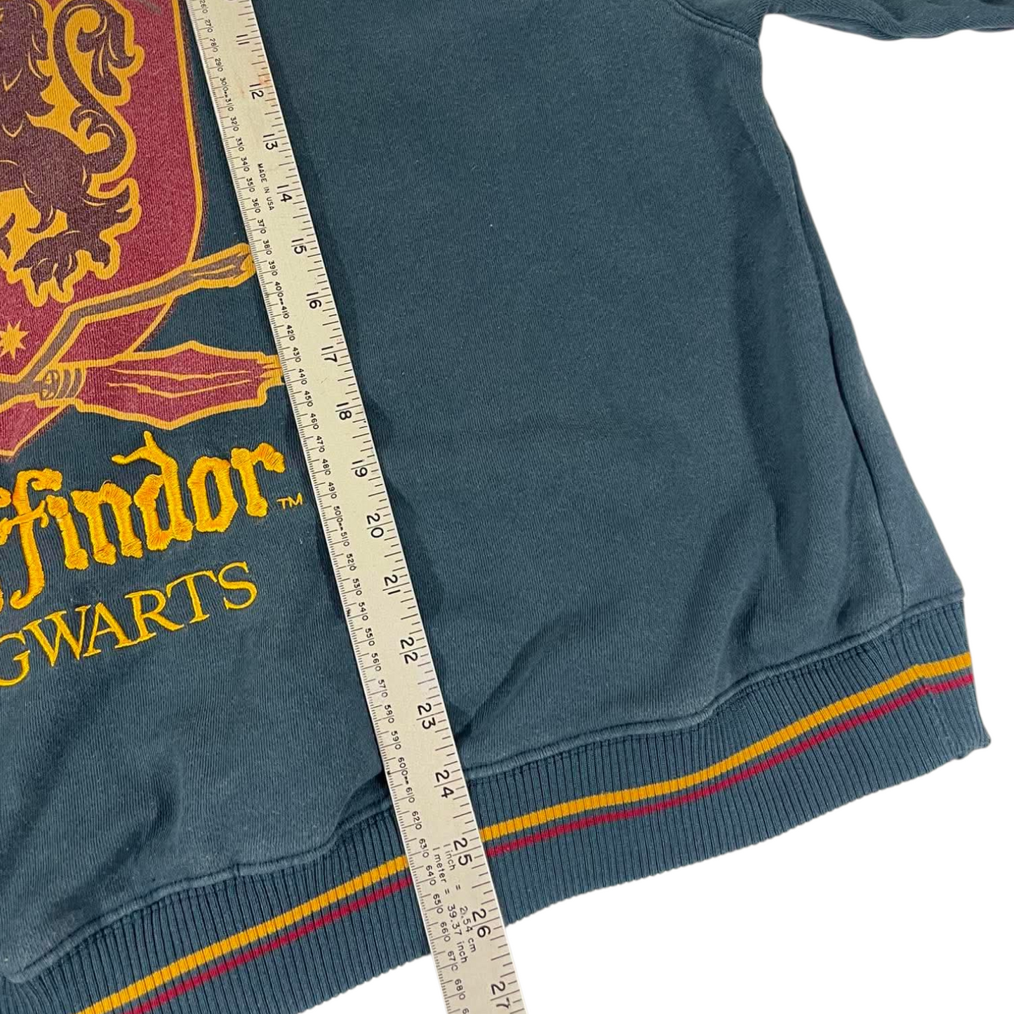 EMBROIDERED HARRY POTTER GREEN GRYFFINDOR CREWNECK (XXL)