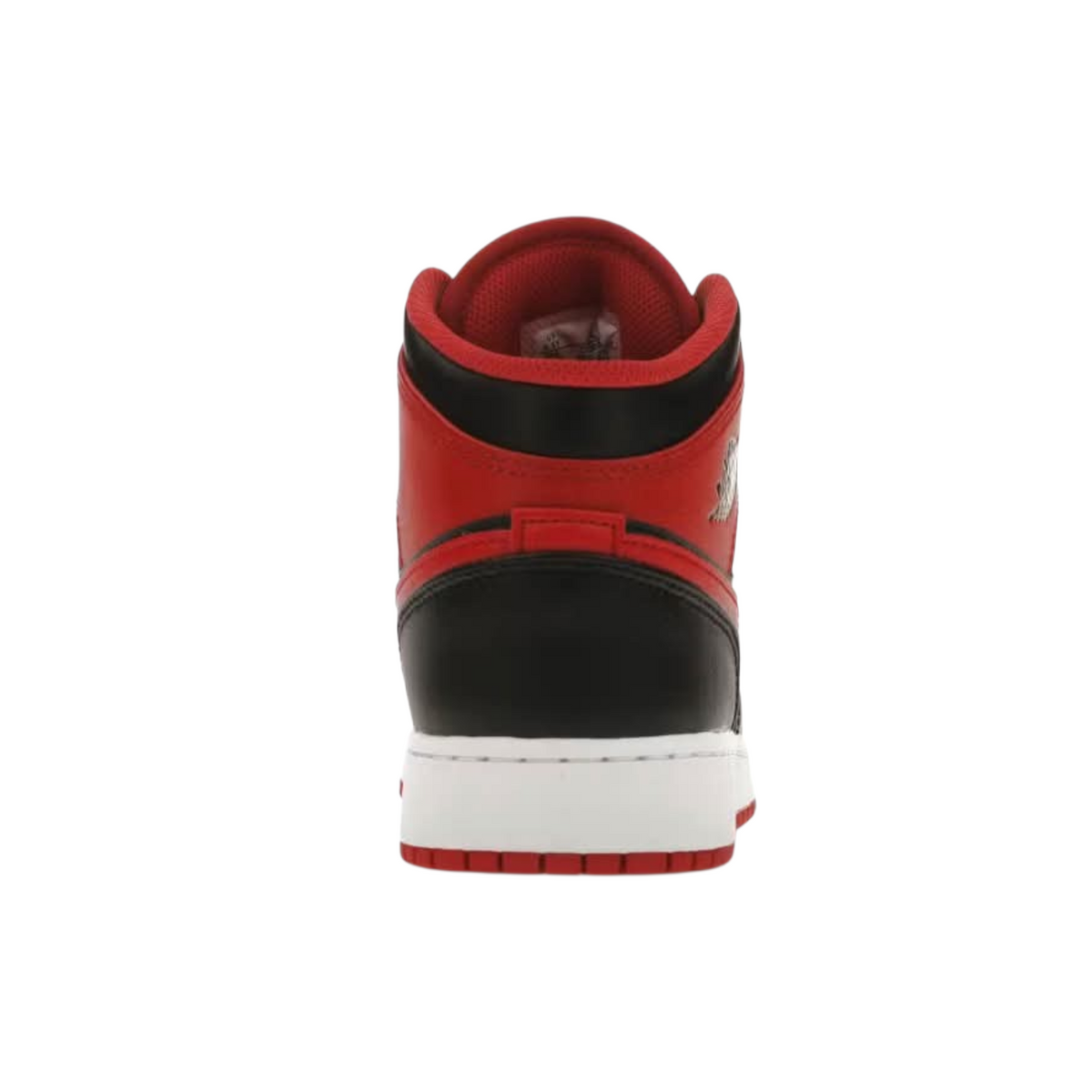JORDAN 1 MID BRED GS BLACK PLUS RED (7Y)