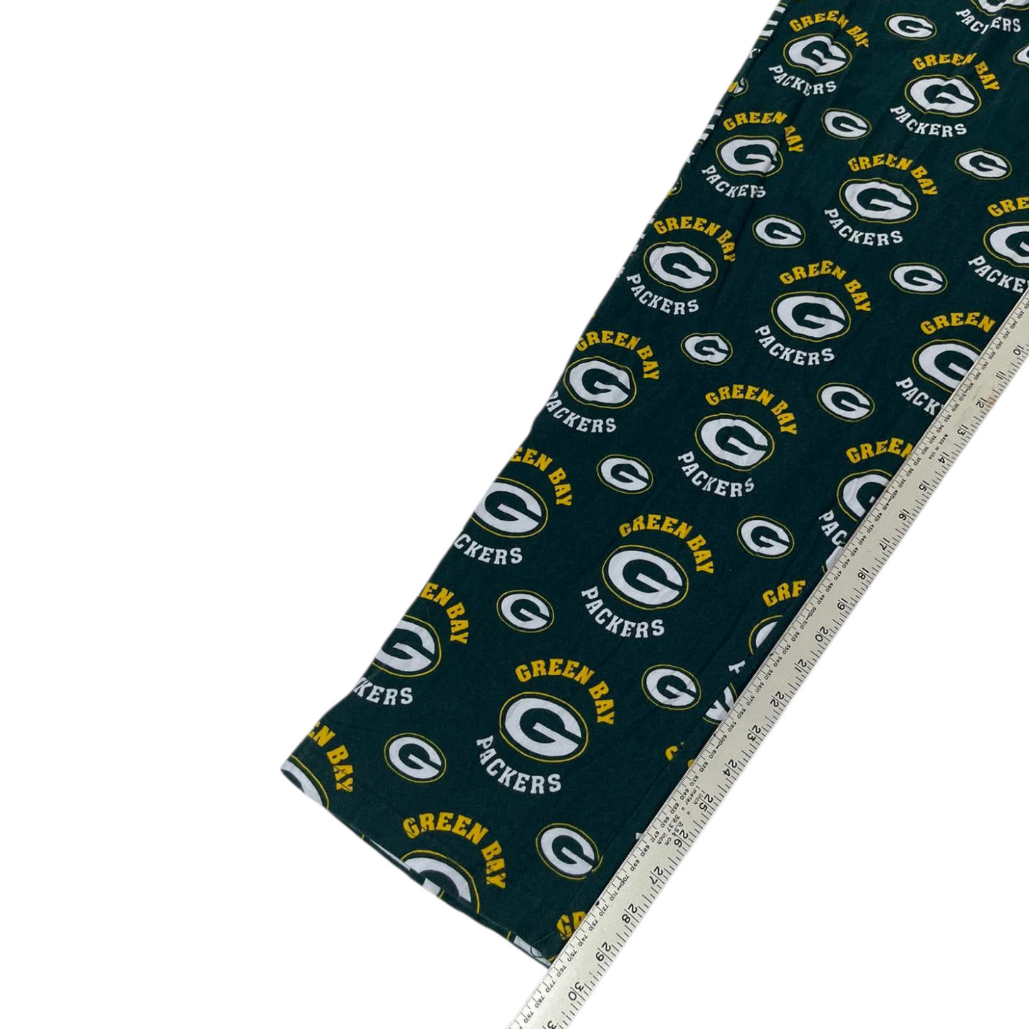 VINTAGE NFL GREEN BAY PACKERS GREEN PYJAMA BOTTOMS (XL)