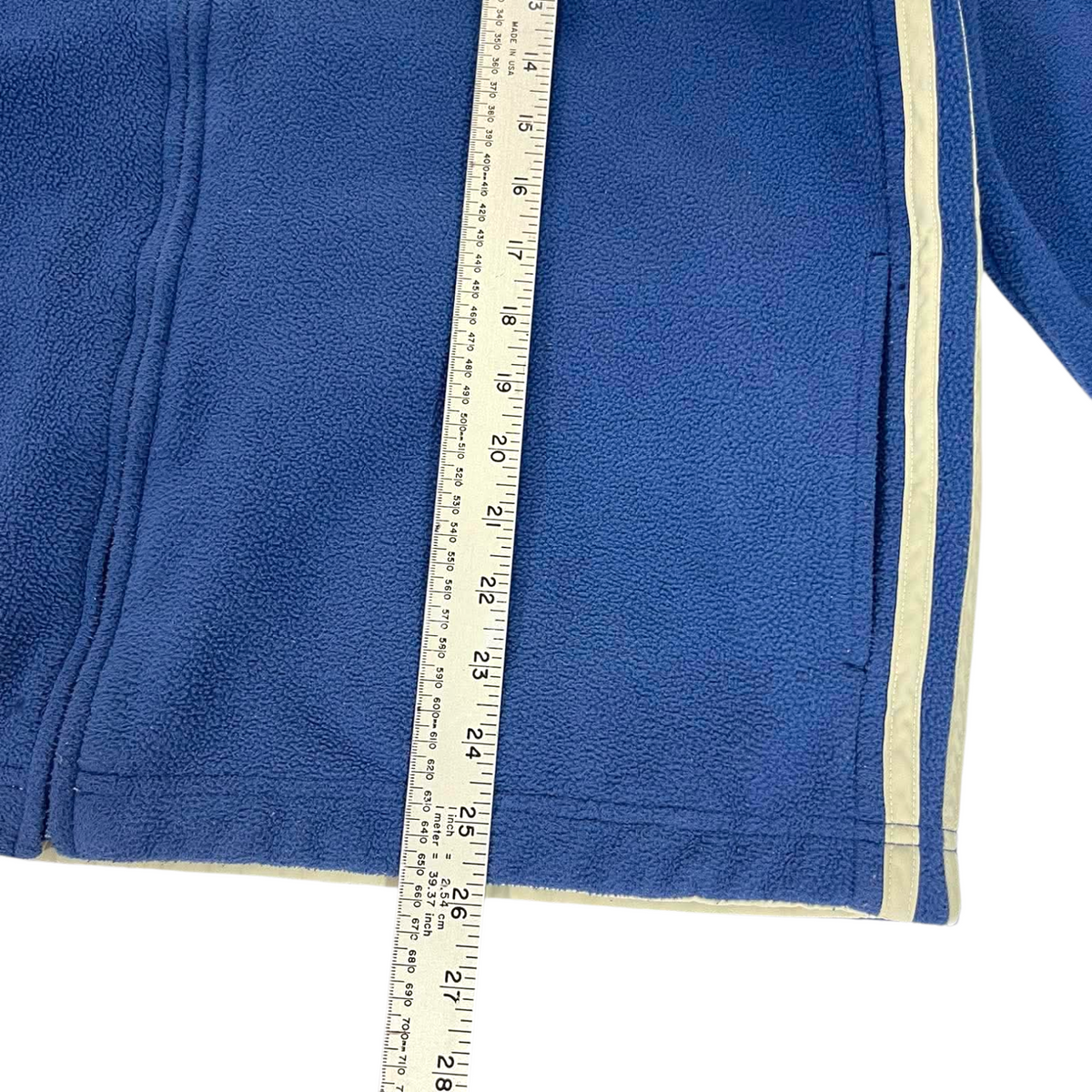 2 IN 1 ADIDAS REVERSIBLE FLEECE JACKET (S - M)