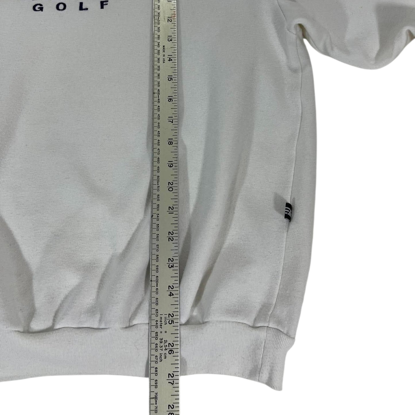 ADIDAS GOLF WHITE CREWNECK (M)