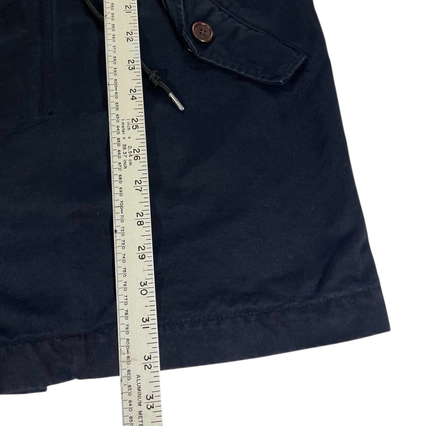 RPM NAVY BLACK HOODED JACKET (L)