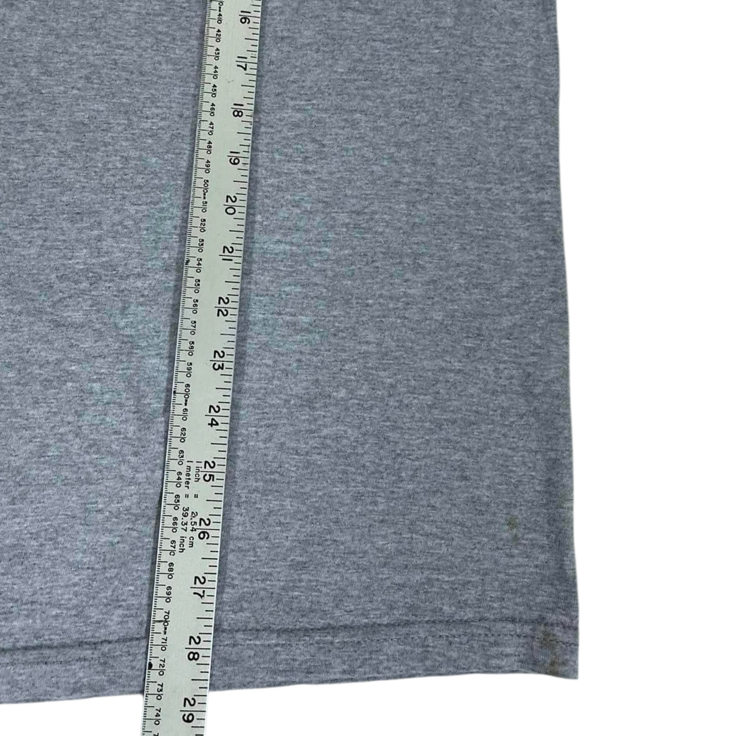 VINTAGE TRASHED VIBES LEE SPORT CAROLINA PANTHERS GREY TEE (XL)