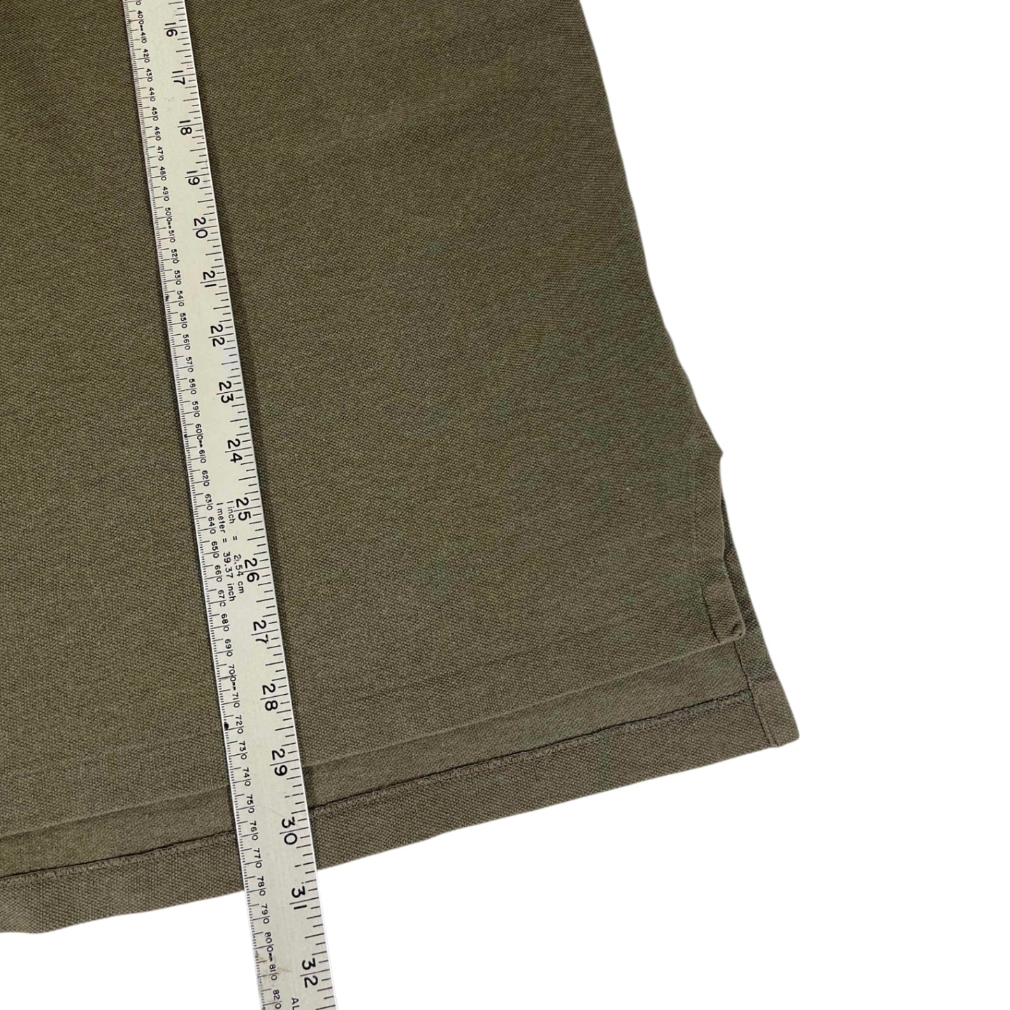 VINTAGE POLO RALPH LAUREN OLIVE POLO LONG SLEEVE (L)