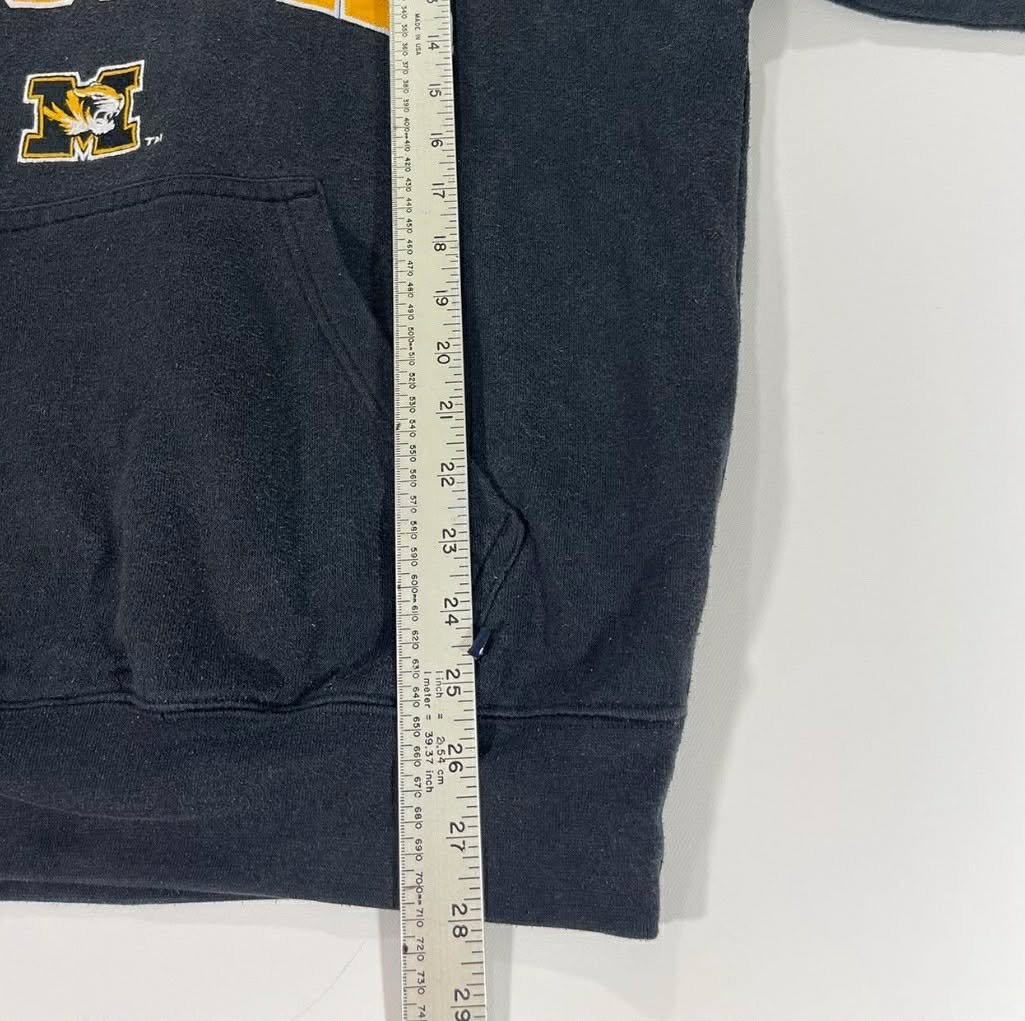 VINTAGE MISSOURI TIGERS BLACK HOODIE (L)