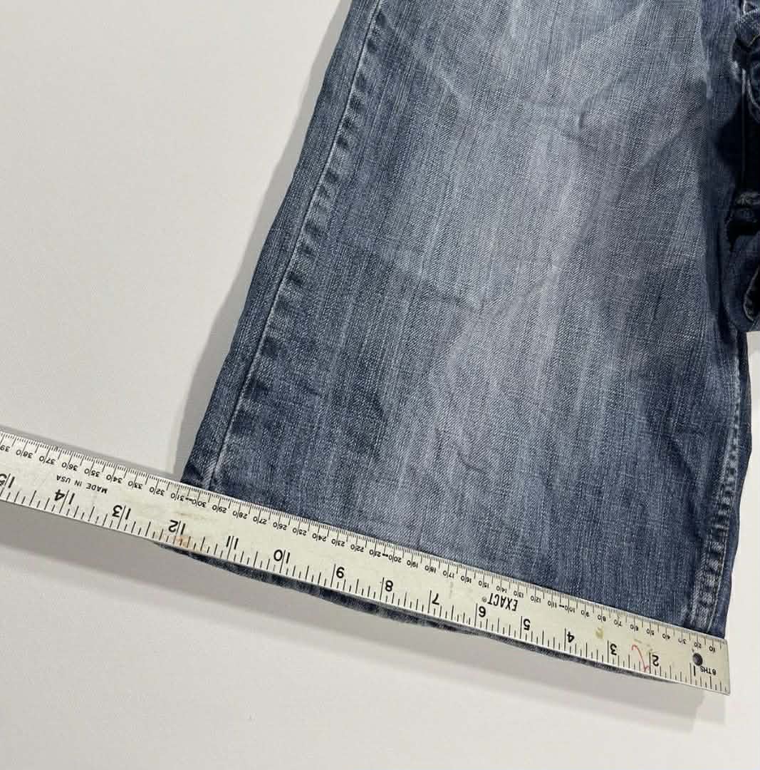 Y2K BLUE DENIM JORTS (34)