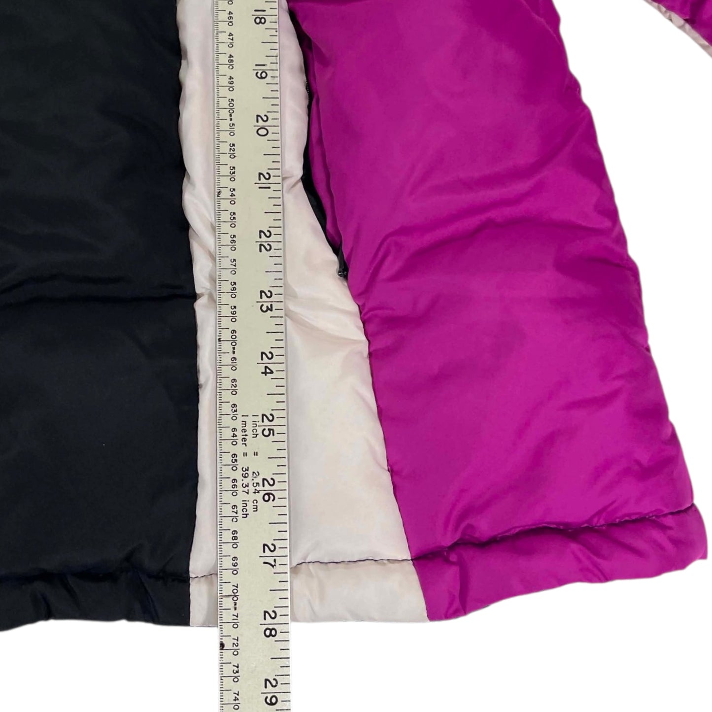 MULTI COLOUR PUFFER HOODIE (M)