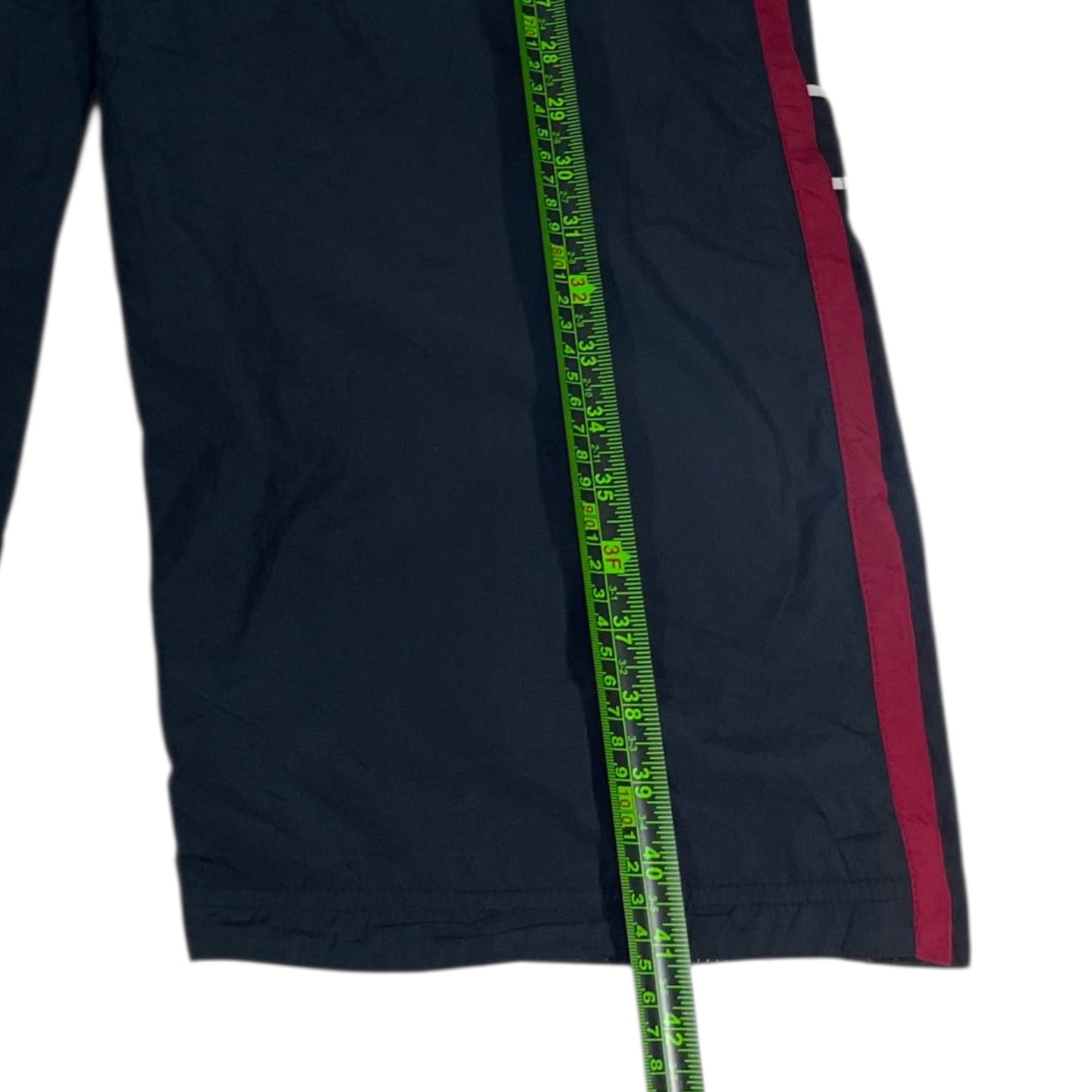 VINTAGE SNAP ON NIKE BAGGY TRACK PANTS (L)