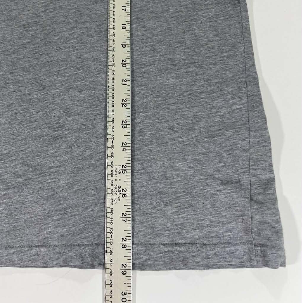 GREY BATMAN TEE WITH YELLOW GRAPHIC (L-XL)