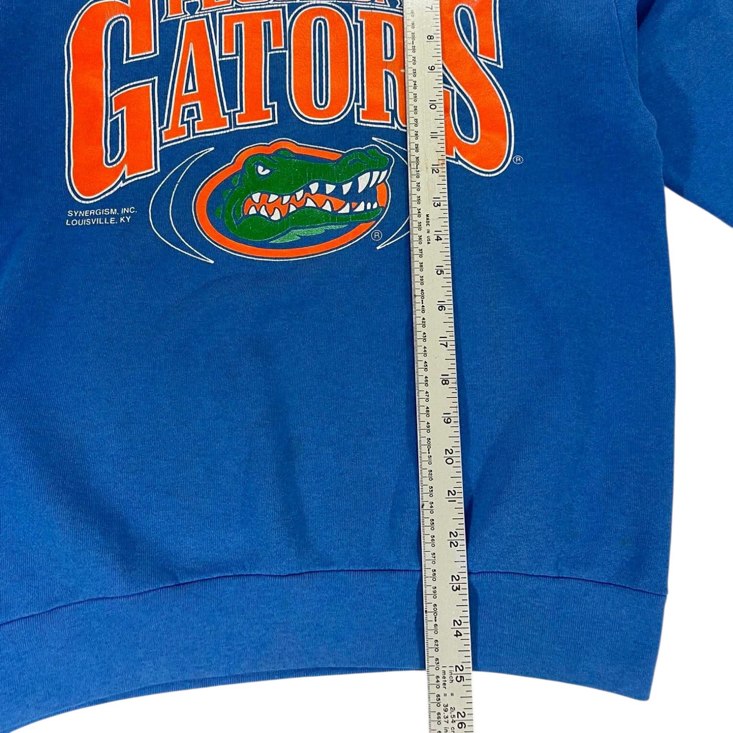 90s FLORIDA GATORS BLUE CREWNECK SWEATSHIRT (M)
