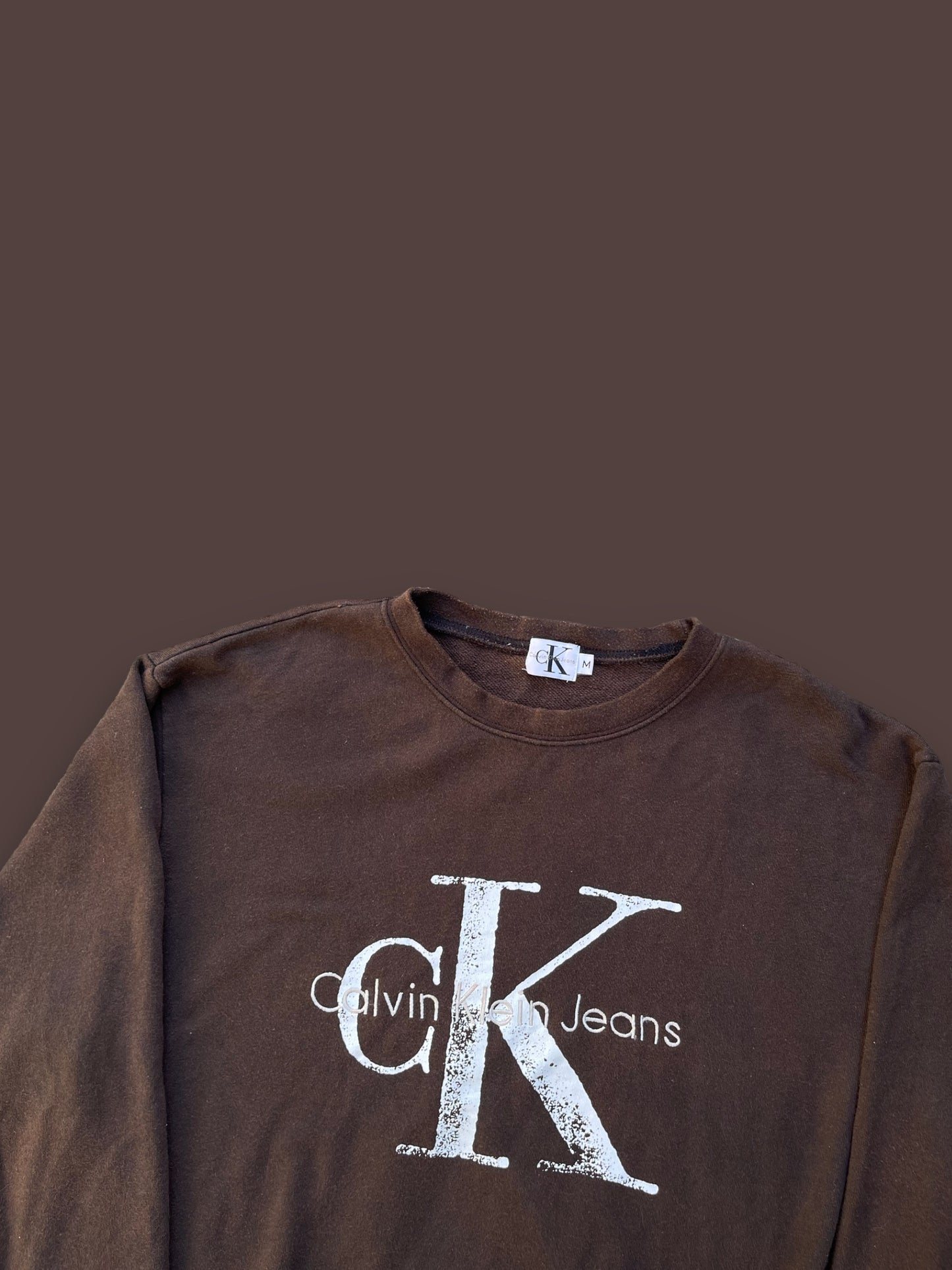 VINTAGE BROWN CK CREWNECK (L)