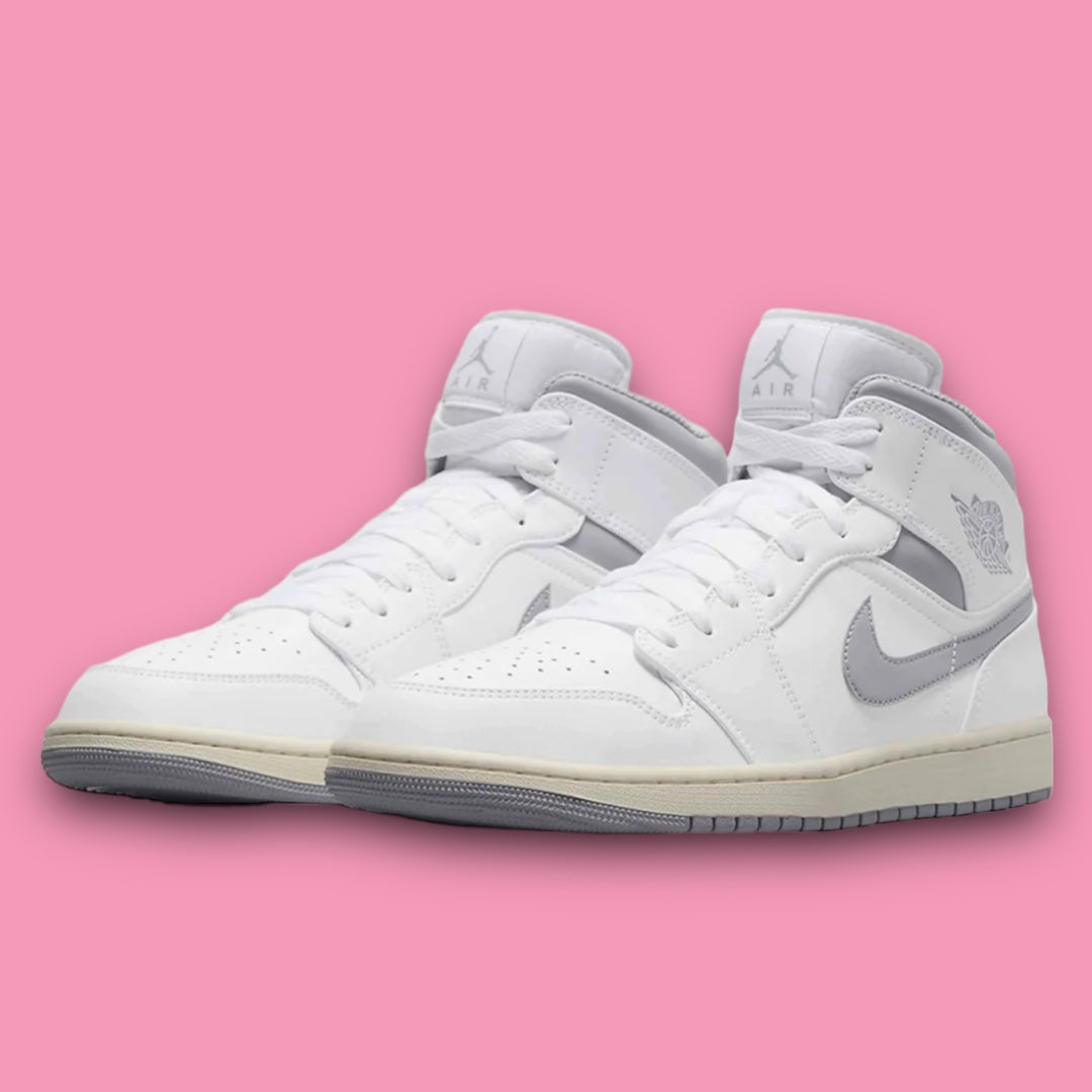 JORDAN 1 MID NEUTRAL GREY