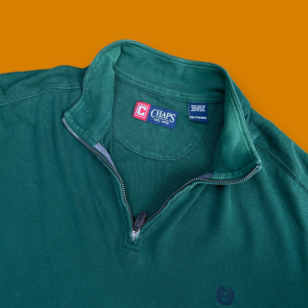 VINTAGE CHAPS QUARTERZIP (XXL)