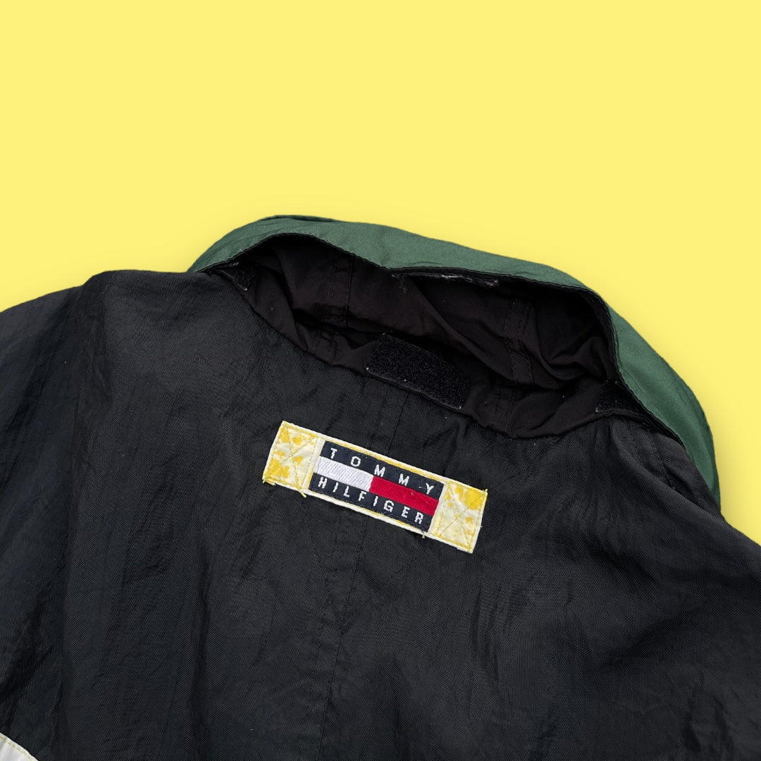 VINTAGE PACKABLE HOOD TOMMY HILFIGER (L)