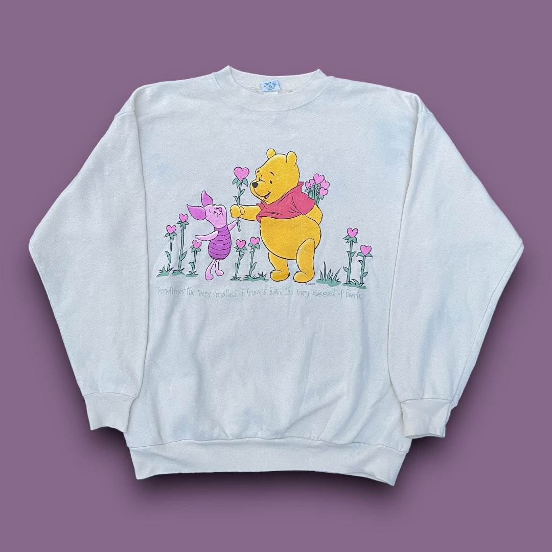 VINTAGE POOH CREAM CREWNECK (L)