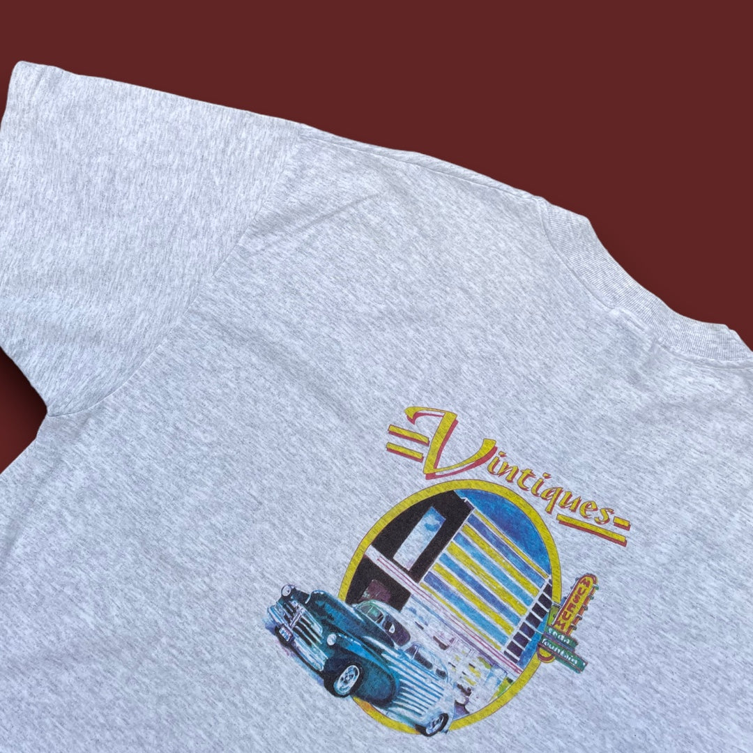 VINTAGE VINTIQUES CAR SHIRT (XL)