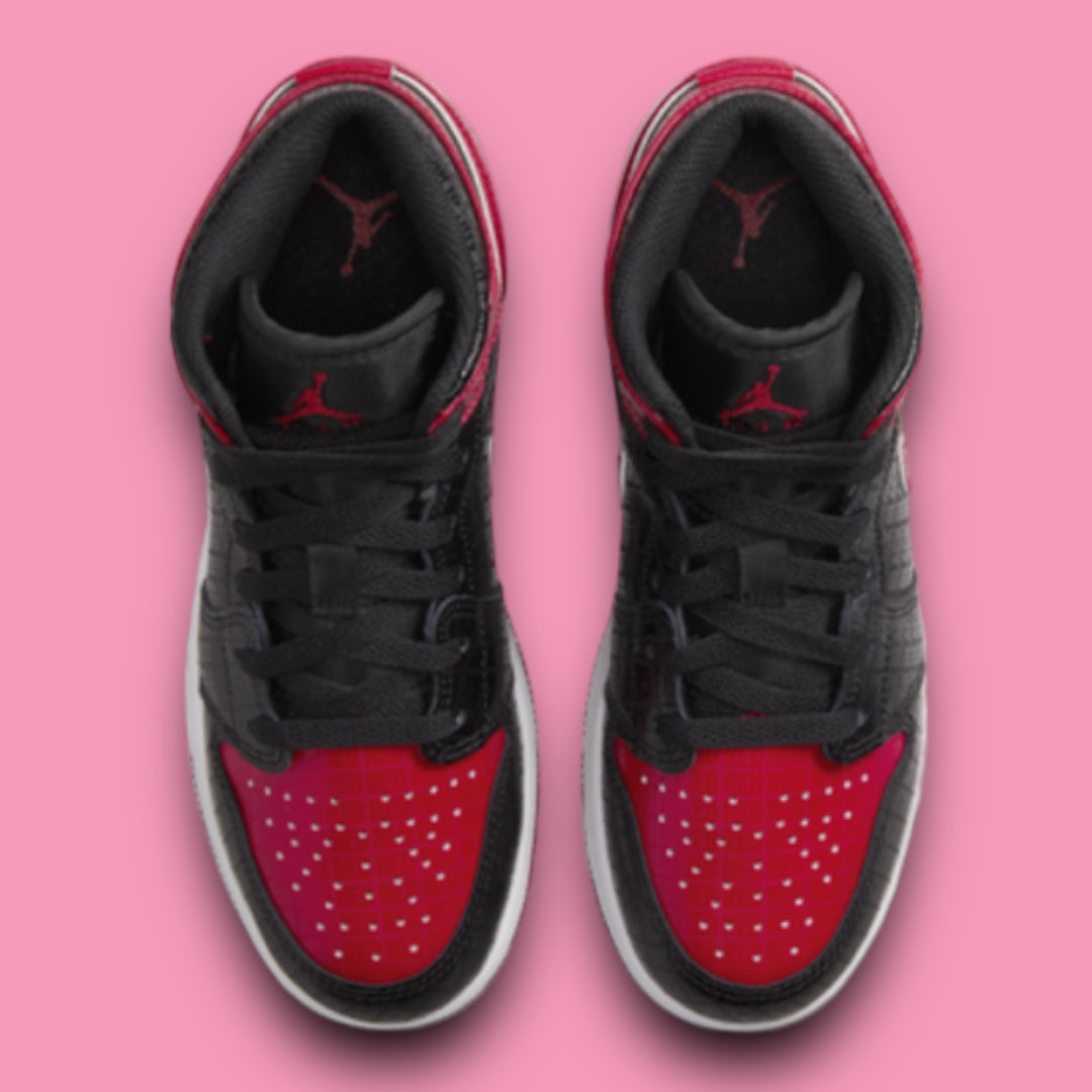 JORDAN 1 MID BRED TEXT