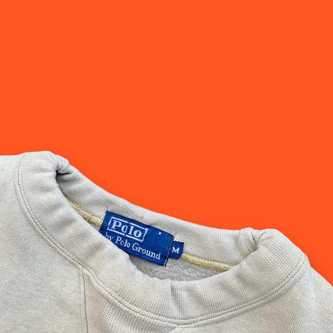 VINTAGE MUSTARD RALPH LAUREN CREWNECK (M)