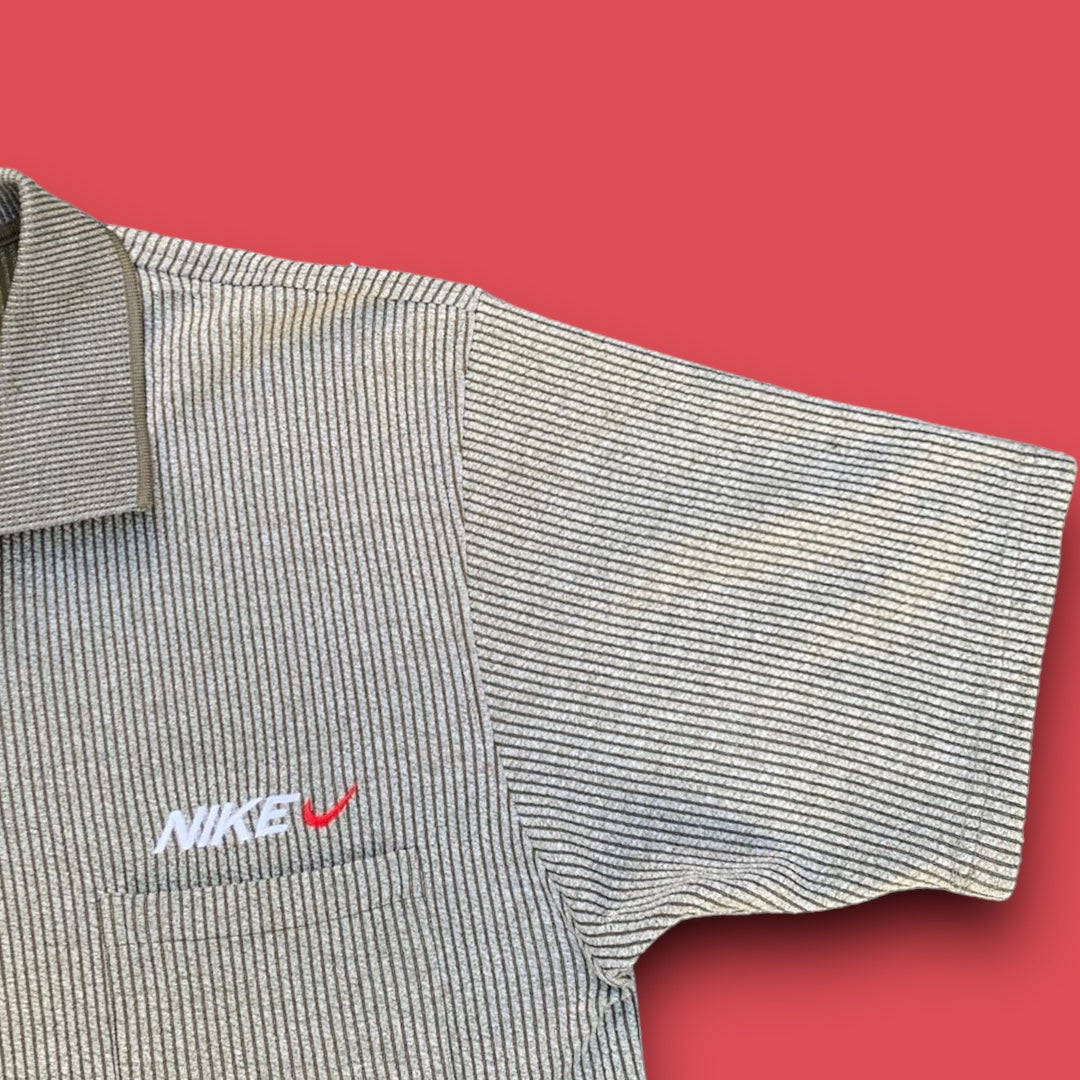 COOL NIKE BOOTLEG POLO SHIRT (L)