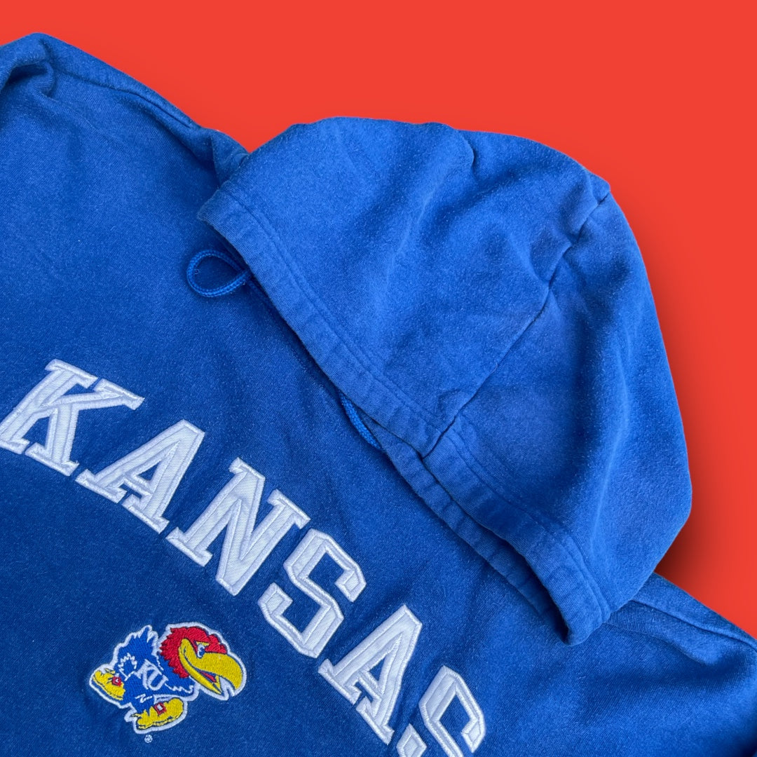 VINTAGE KANSAS JAYHAWKS HOODIE (XL)