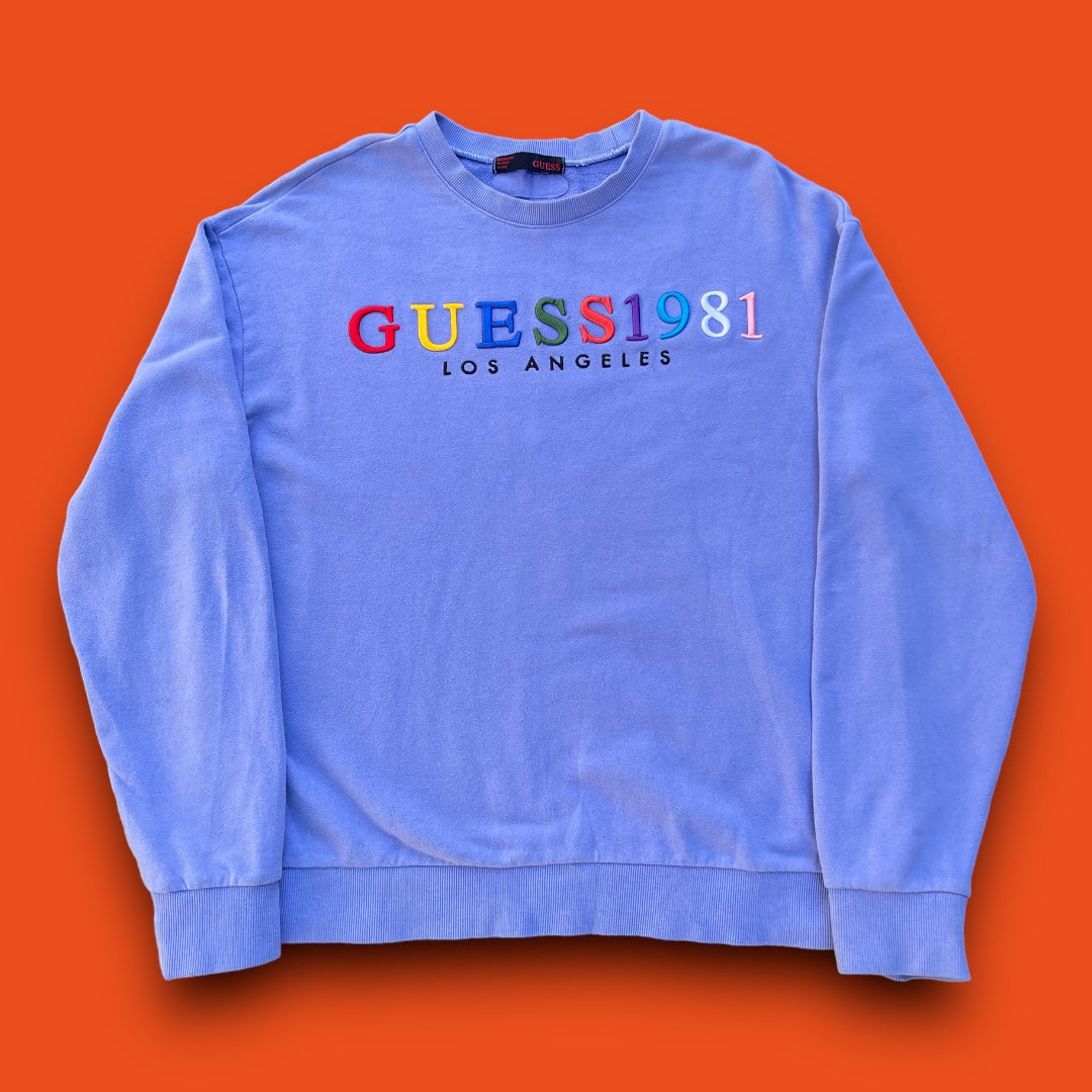 VINTAGE EMBROIDERED GUESS CREWNECK (M/L)