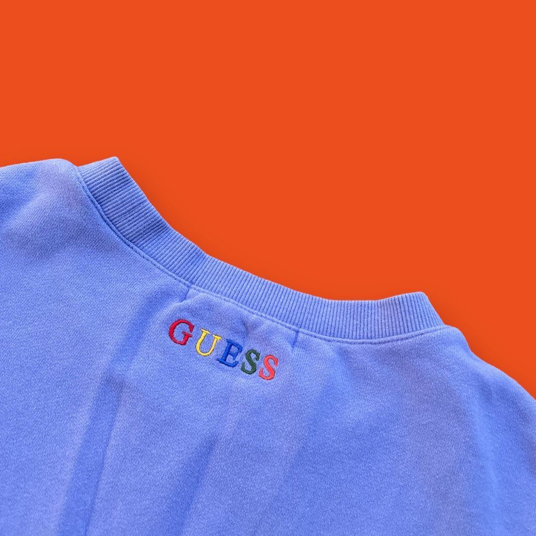 VINTAGE EMBROIDERED GUESS CREWNECK (M/L)