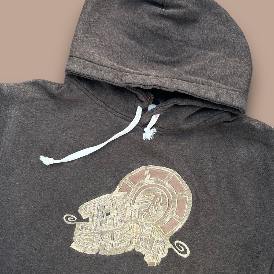 VINTAGE EMBROIDERED ELEMENT HOODIE (M)