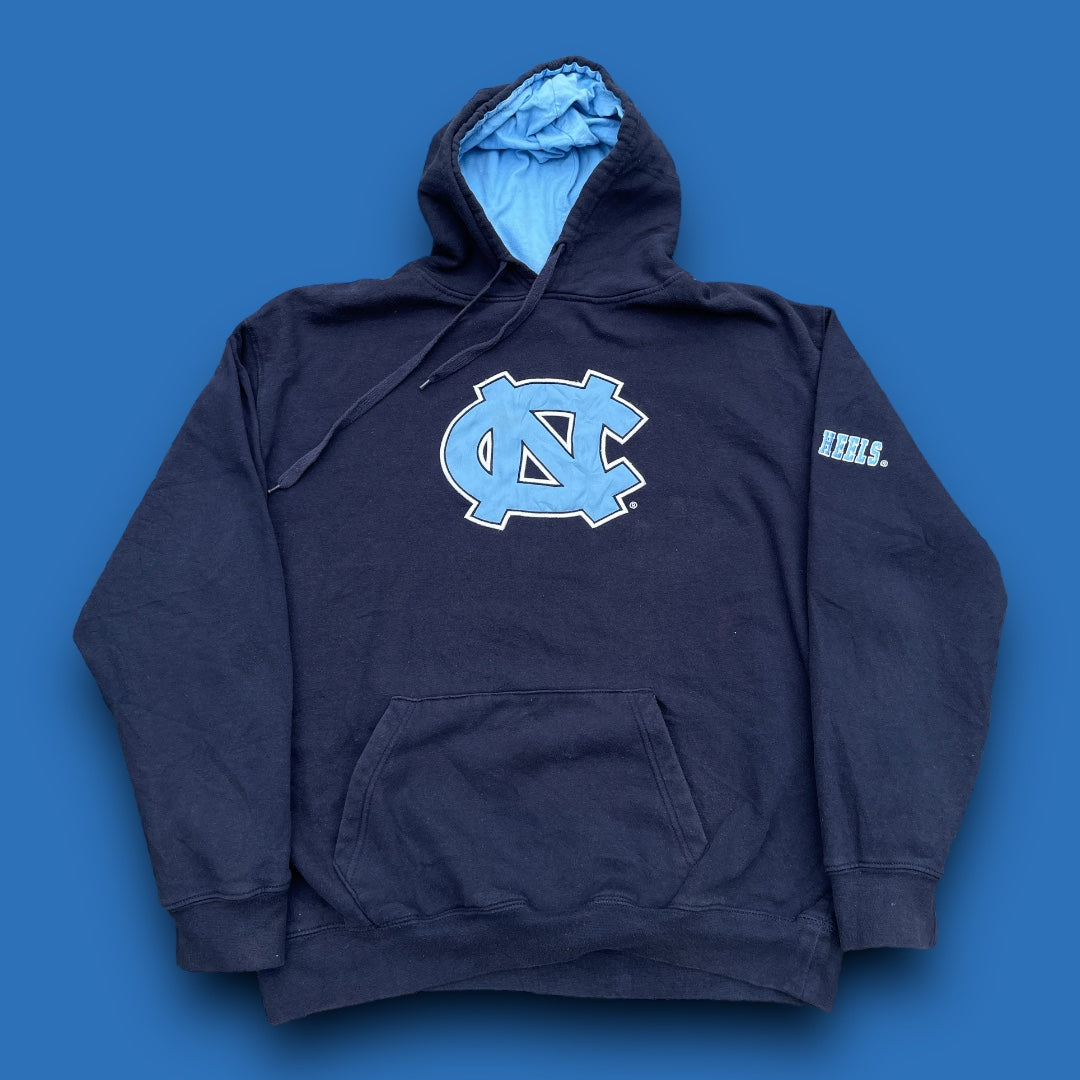 VINTAGE UNC EMBROIDERED HOODIE (L)
