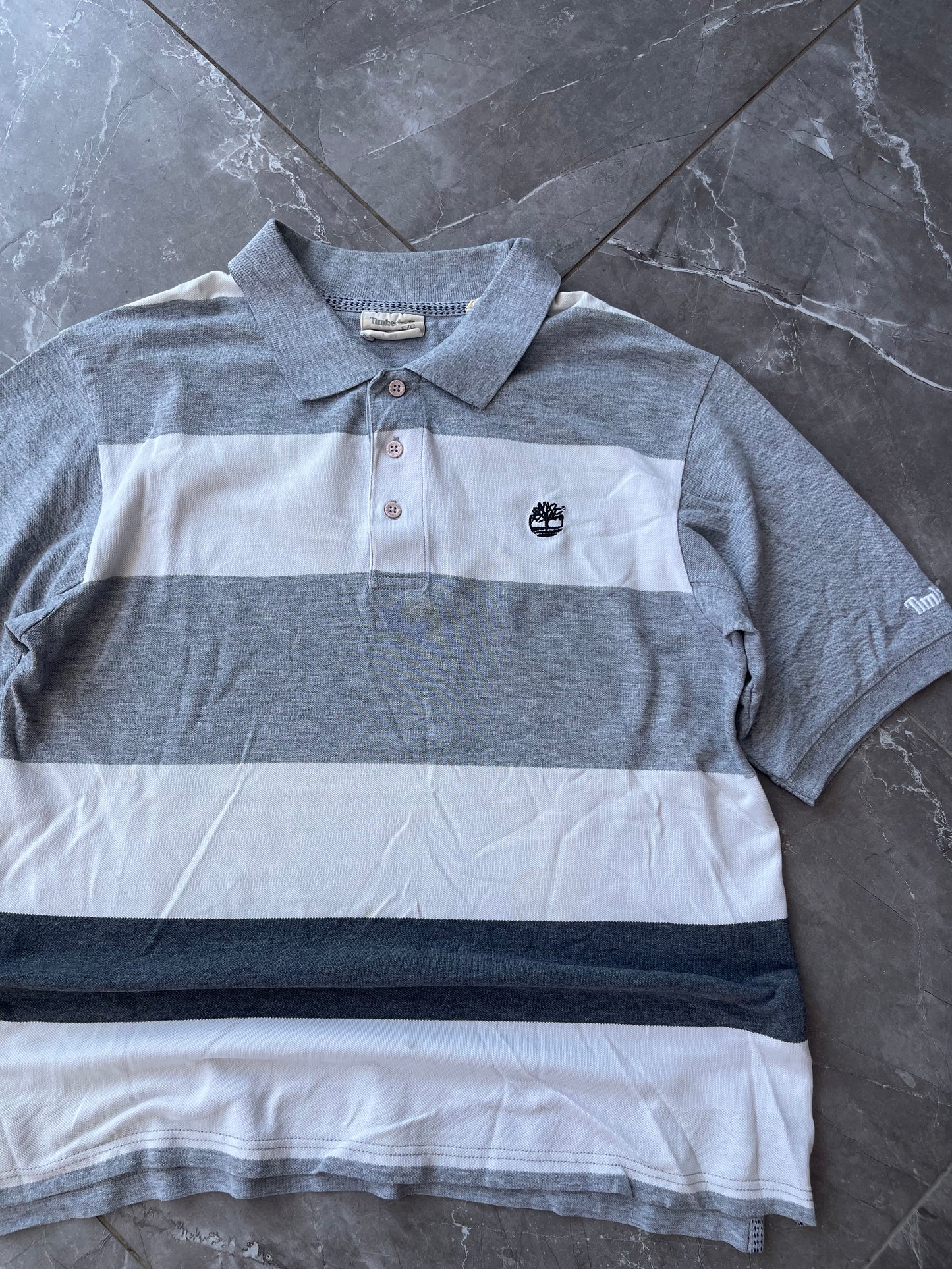 VINTAGE TIMBERLAND POLO SHIRT (L)