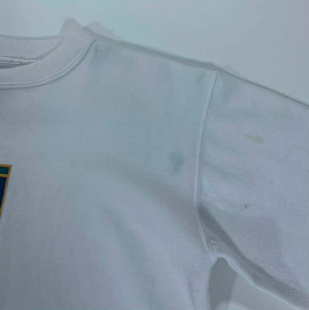 VINTAGE NIKE WHITE TENNIS CREWNECK SWEATSHIRT (M)