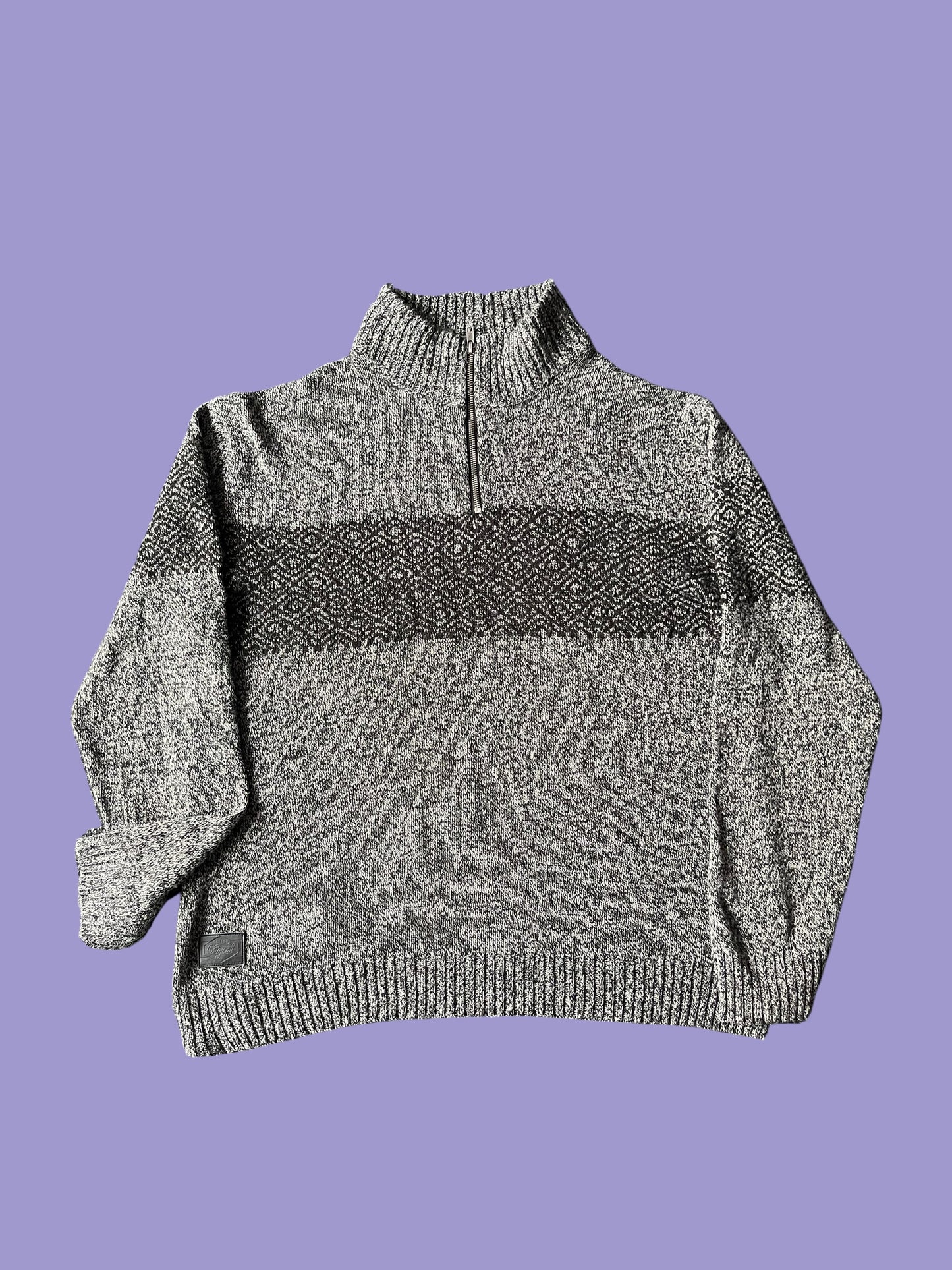 VINTAGE MATCH ACRYLIC QUARTERZIP (L)