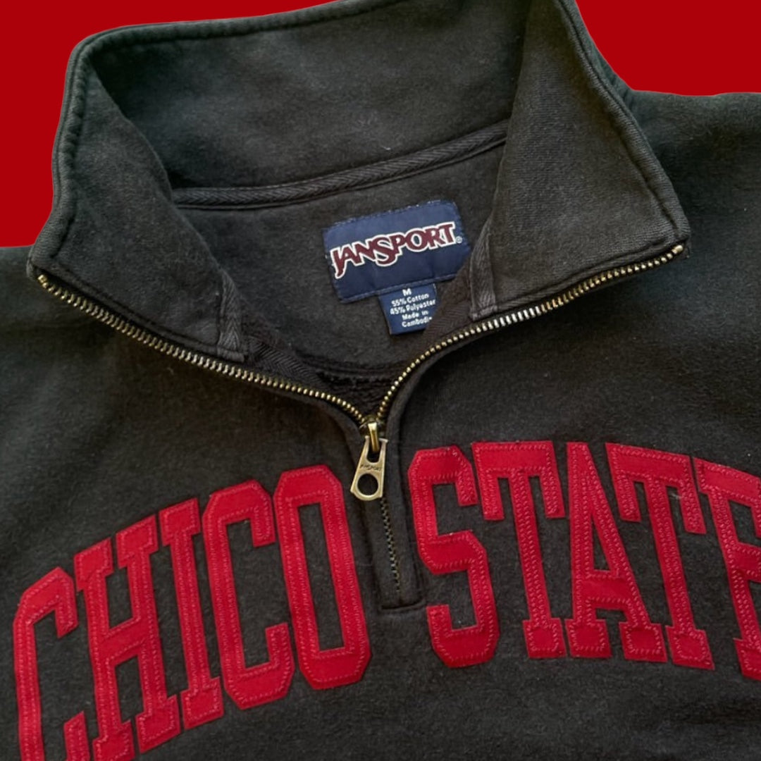 VINTAGE CHICO STATE QUARTERZIP (M)