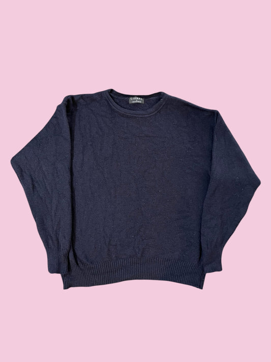 VINTAGE MADE IN NZ 100% WOOL CIGNAL SWEATER (M TO L)