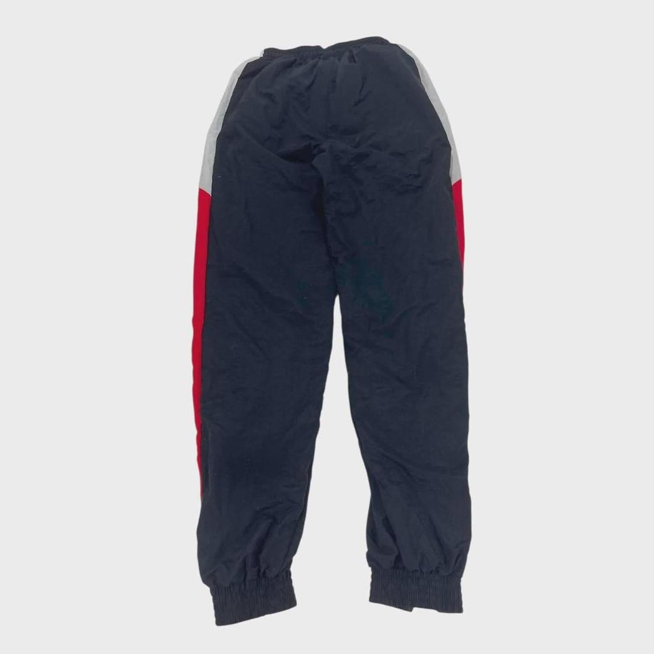 90s CANTERBURY OF NEW ZEALAND NAVY TRACK PANTS (S)