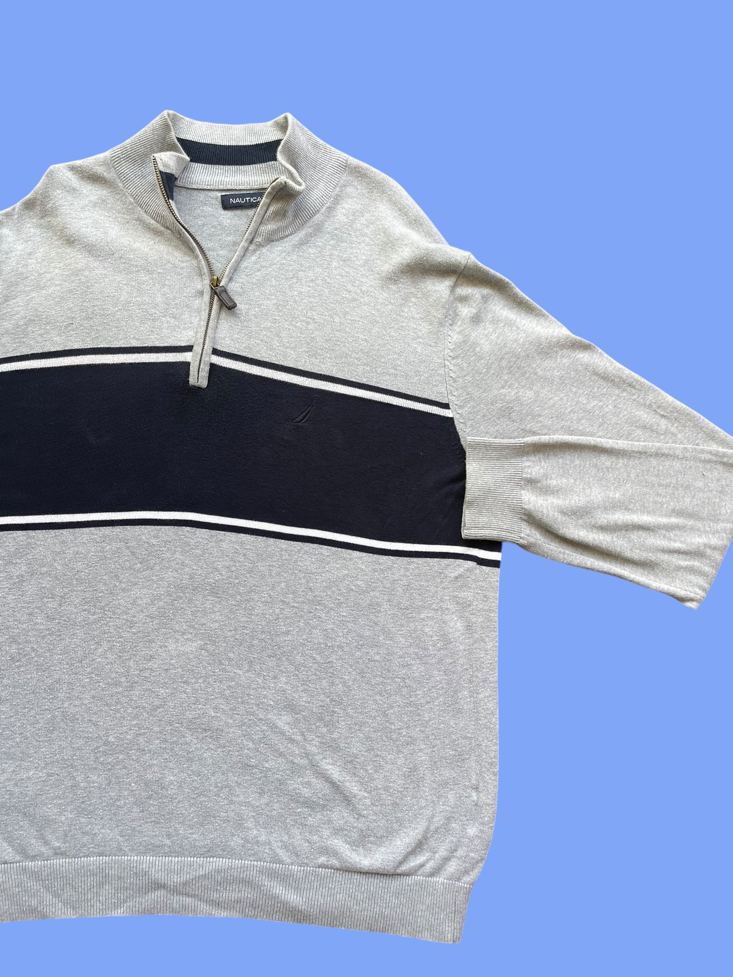 VINTAGE NAUTICA QUARTERZIP (XL)