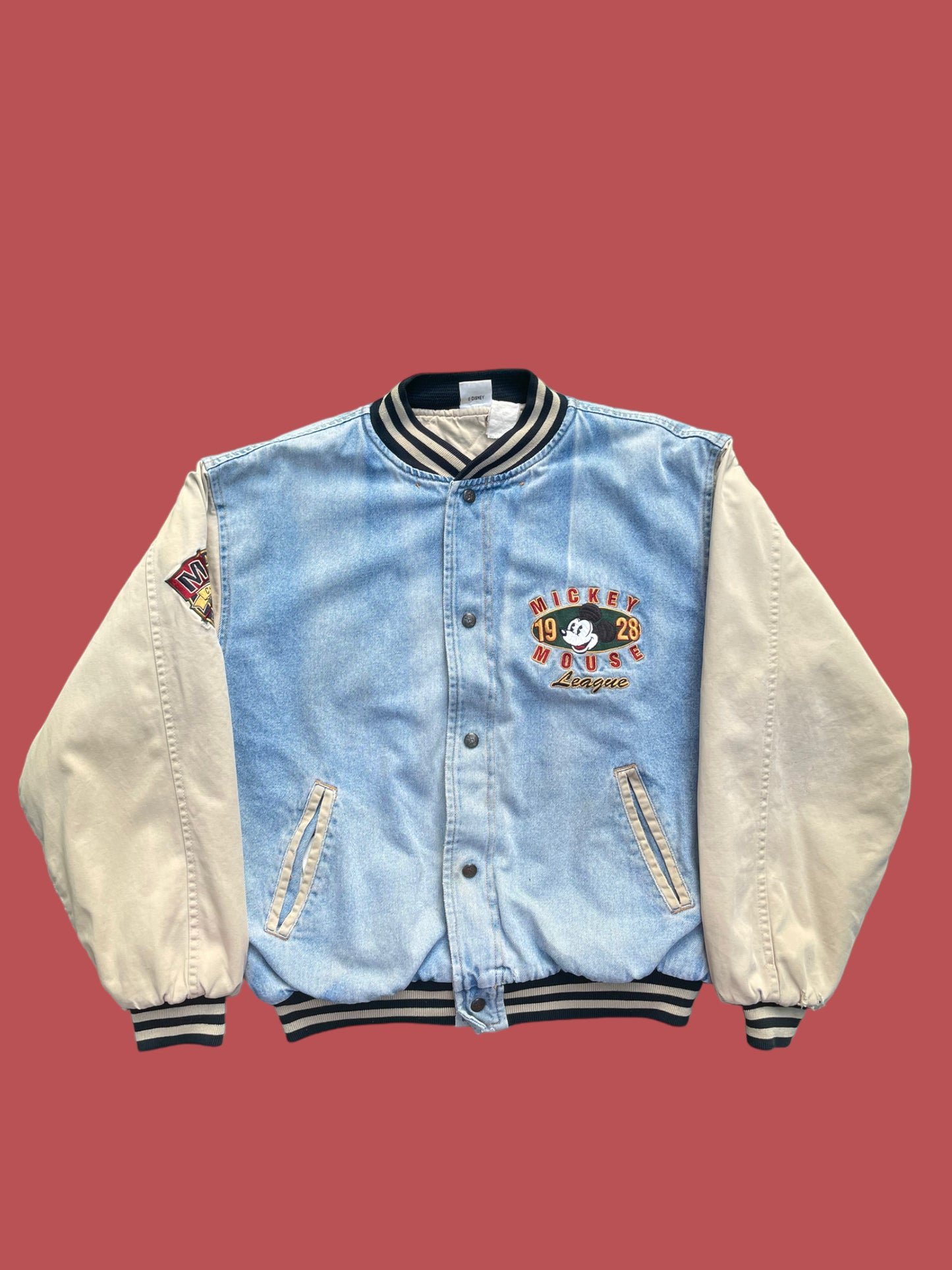 VINTAGE MICKEY DENIM JACKET (M)