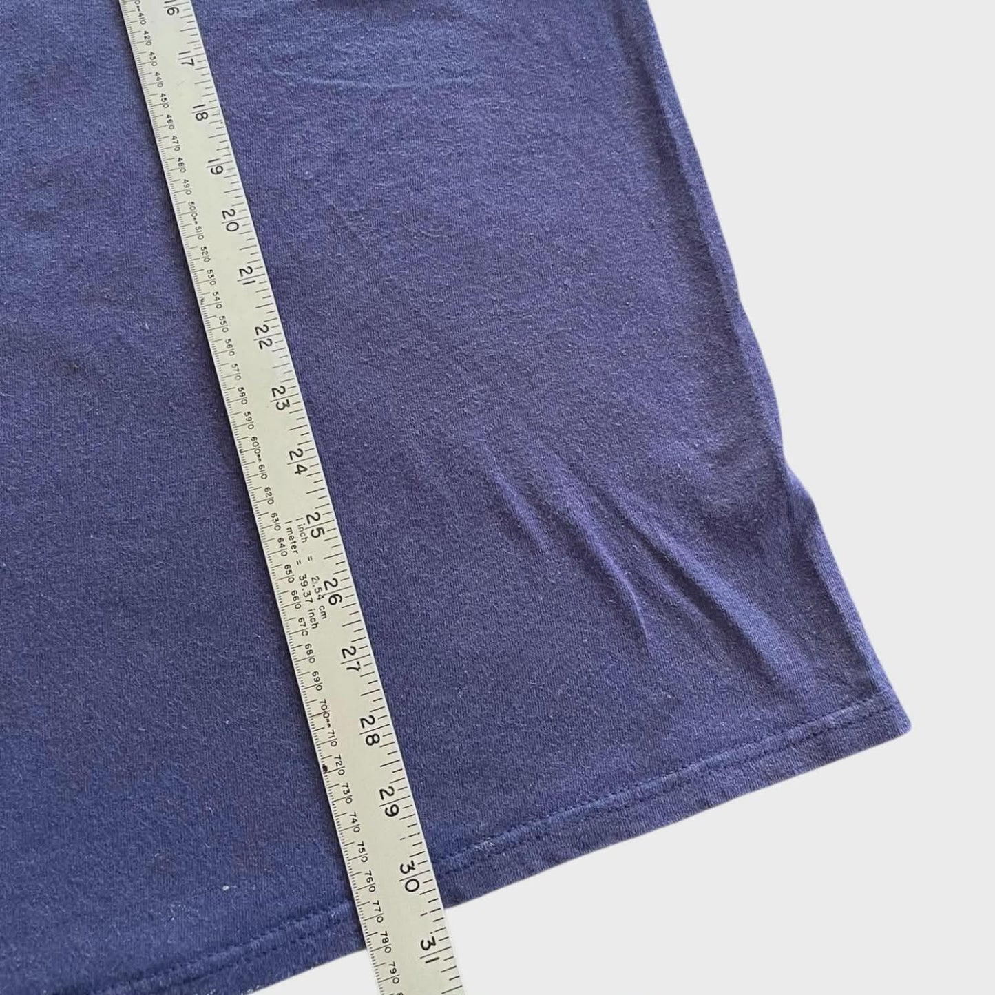 VINTAGE NIKE BLUE COTTON T-SHIRT (XXL)