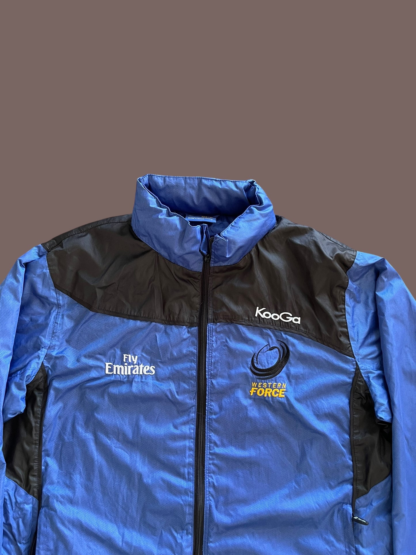 VINTAGE WESTERN FORCE RUGBY UNION JACKET KOOGA (L TO XL)