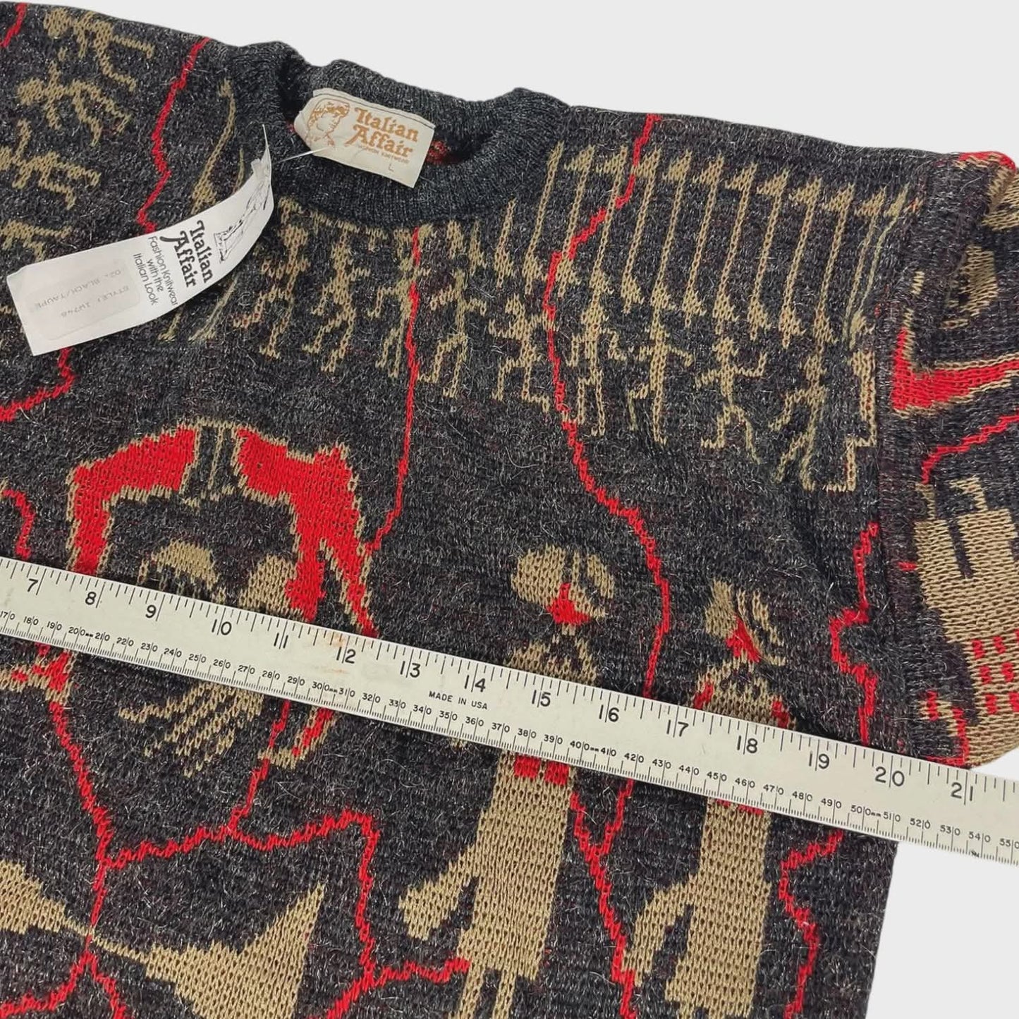 ITALIAN AFFAIR MULTI COLOURED SWEATER (L)