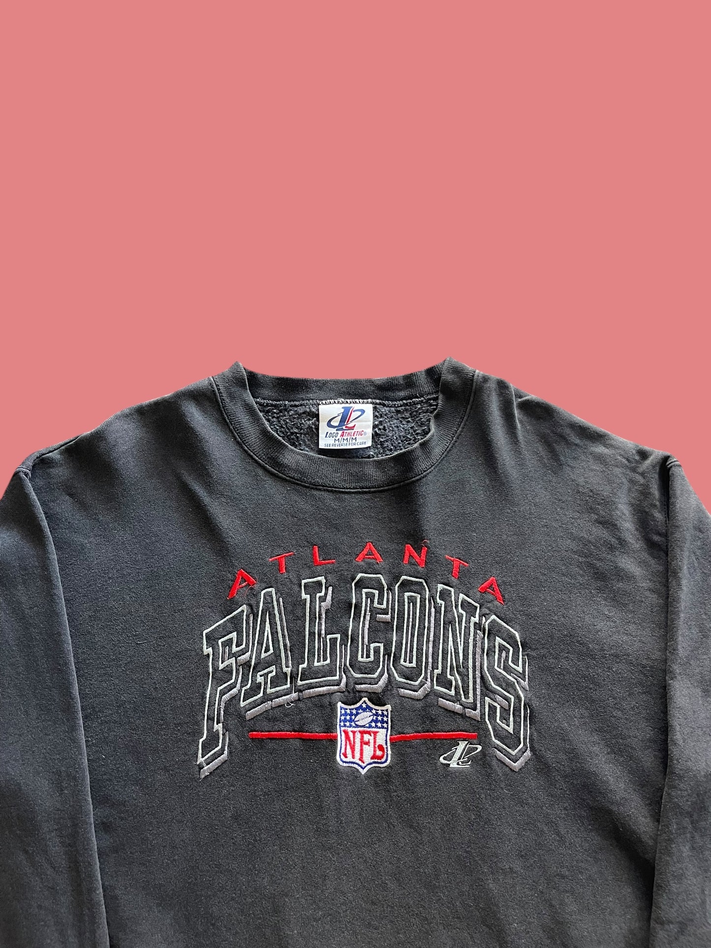VINTAGE ATLANTA FALCONS CREWNECK (M TO LARGE )