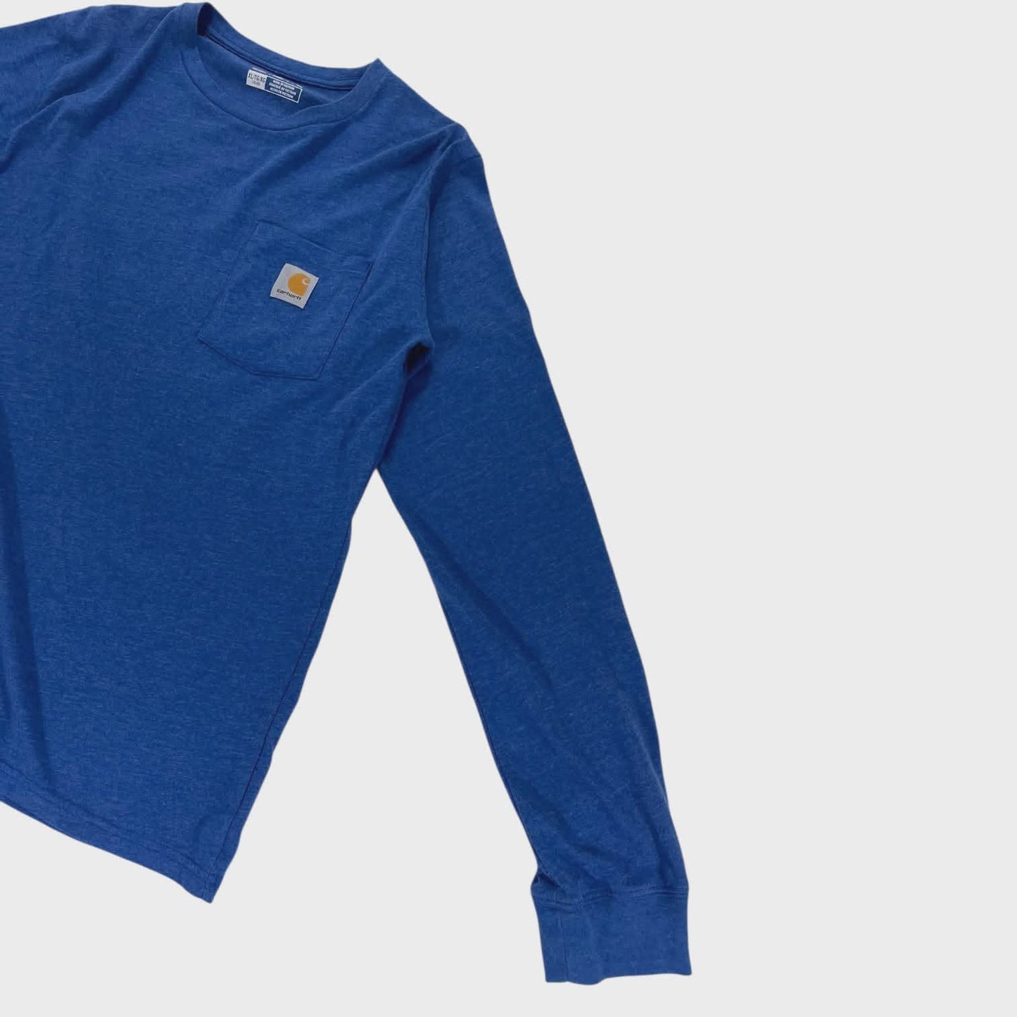 CARHARTT BLUE LONG SLEEVE SHIRT (L)