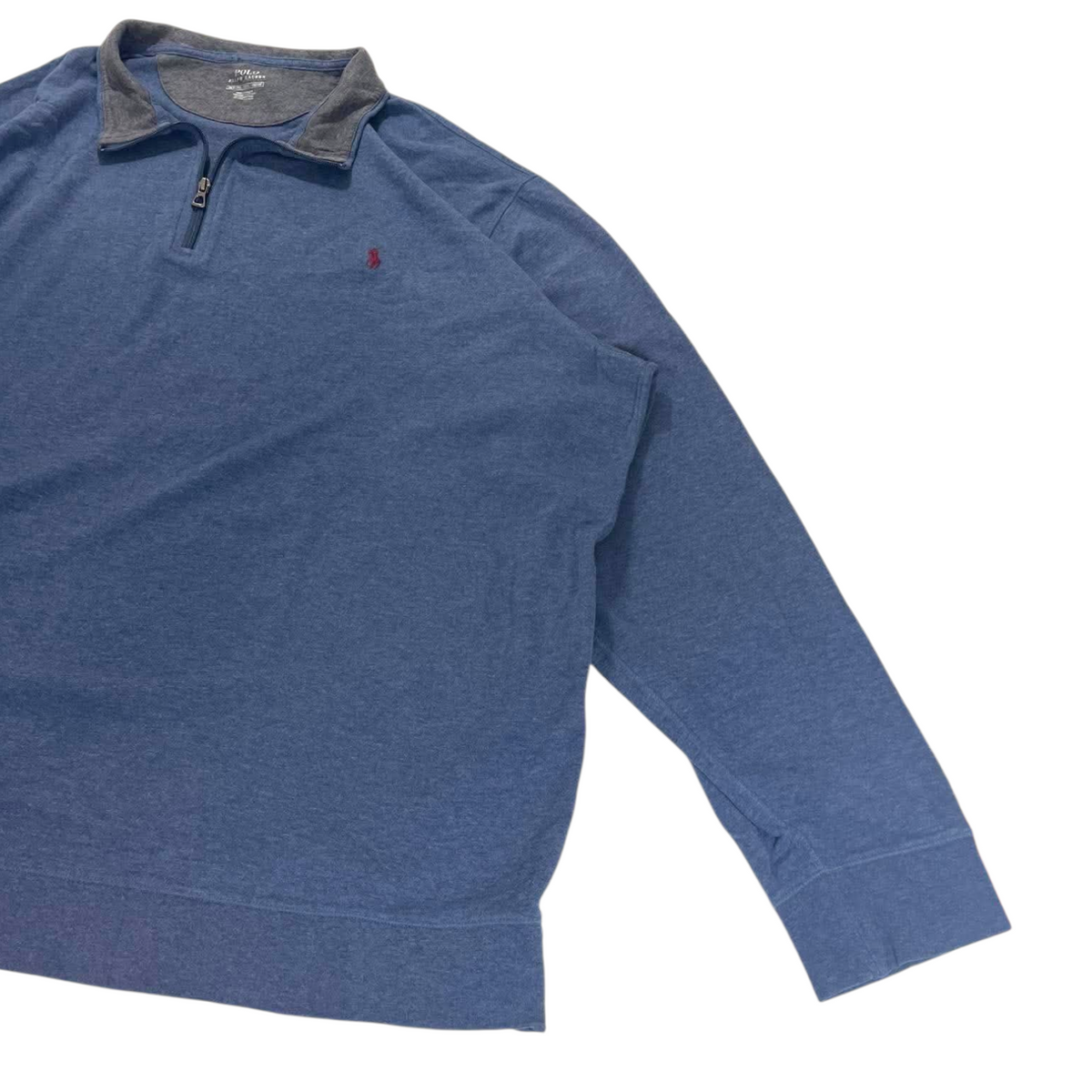 POLO RALPH LAUREN BLUE QUARTER ZIP (2XL /3XL)